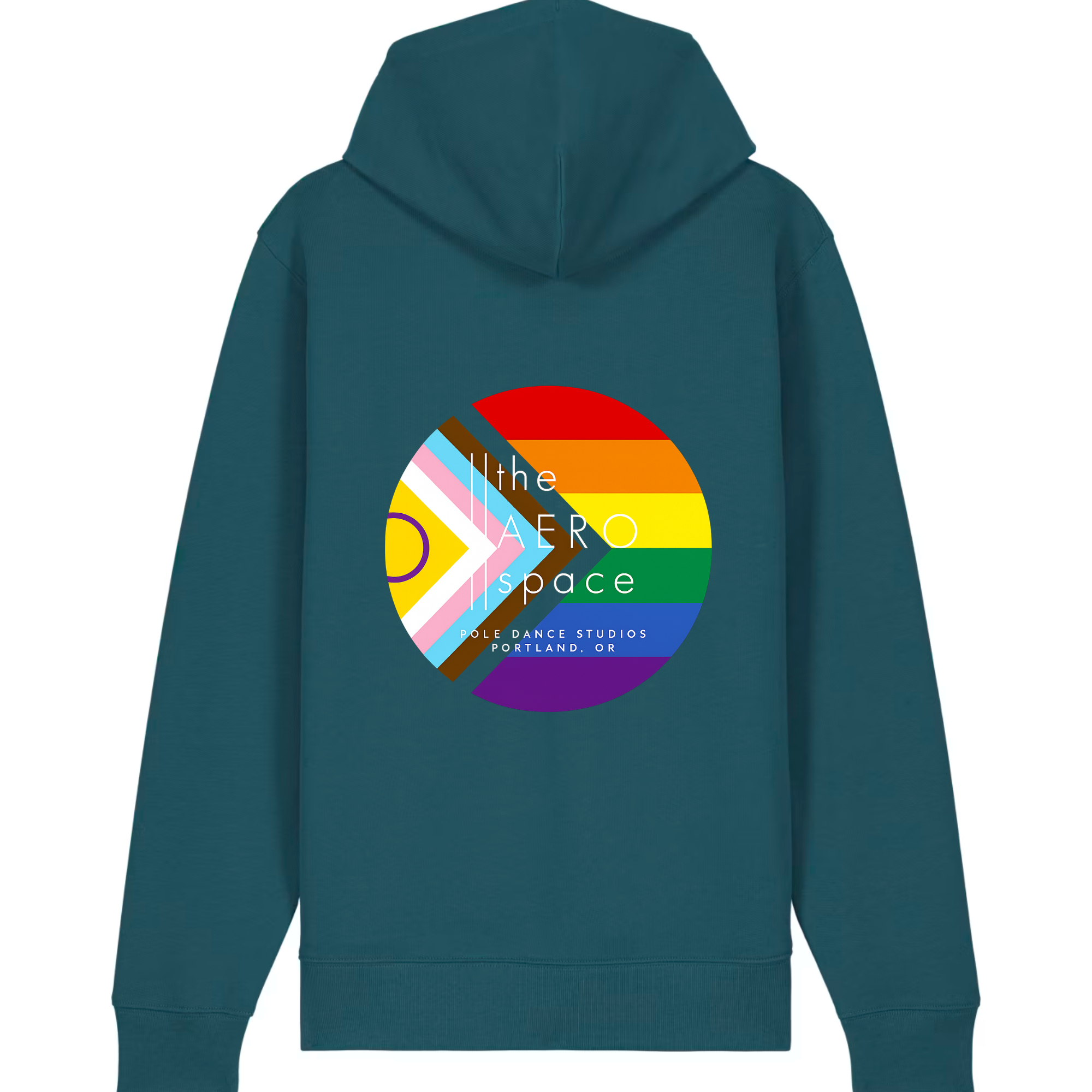 Relax LGBTQIA UNISEX ZIP HOODIE BACK - STARGAZER.png