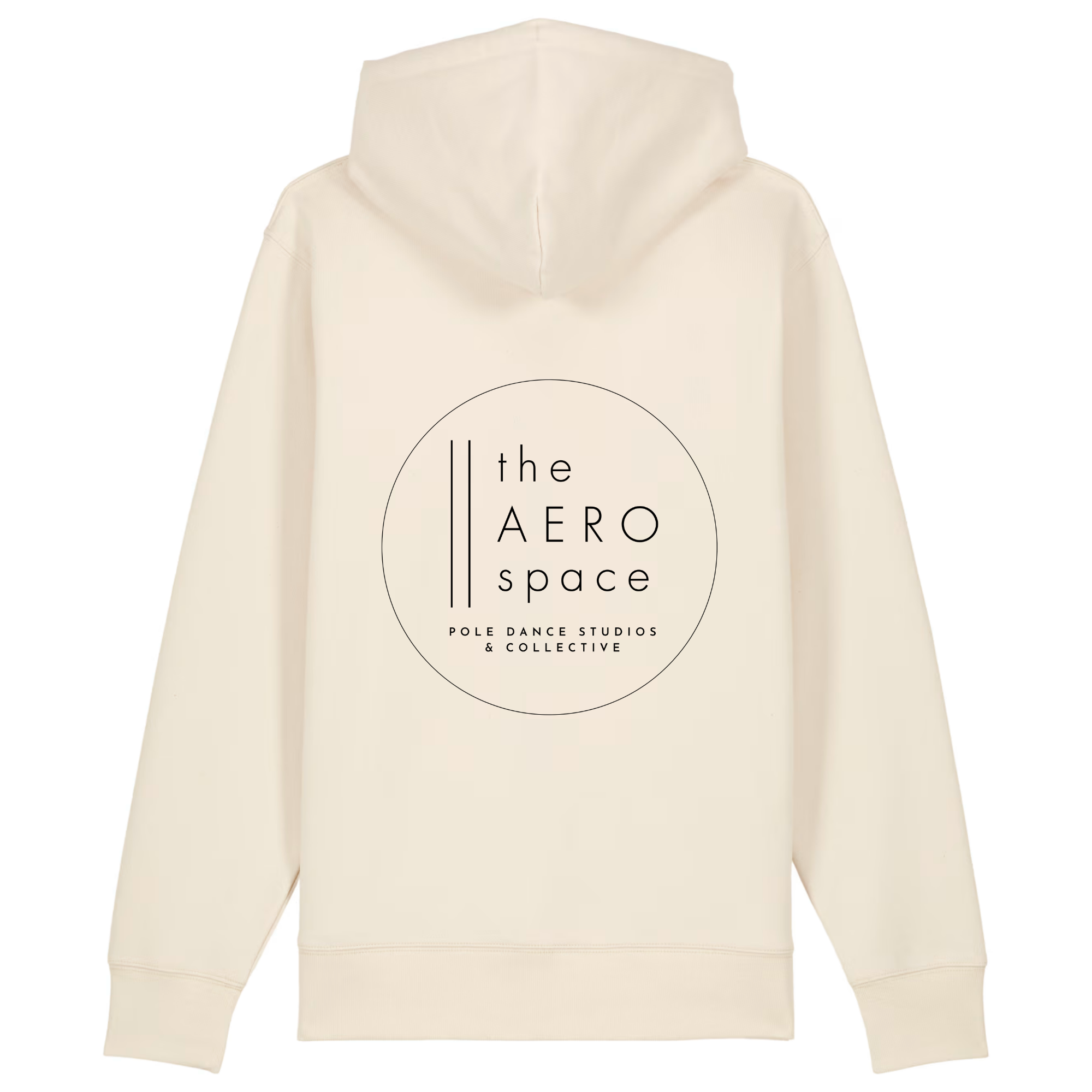 RELAX UNISEX ZIP HOODIE BACK - BLACK.png