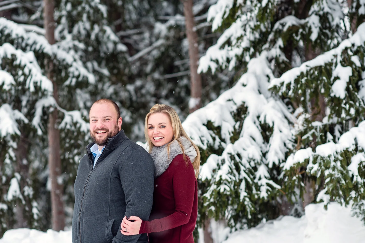 Jennifer + Gary | Winter Engagement Session