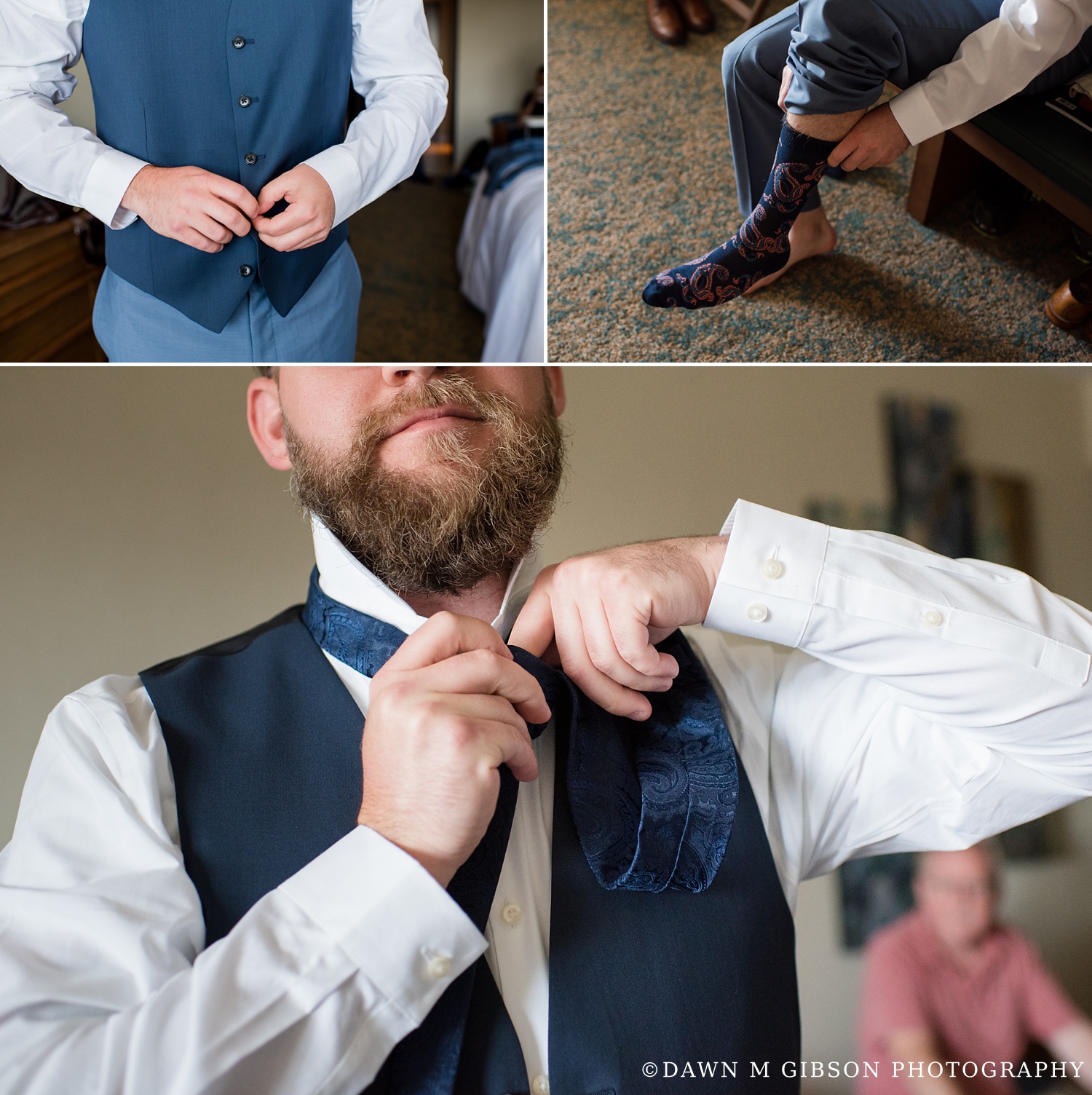 Brittany + Joel's Wedding Day | Photos by Dawn M Gibson Photography