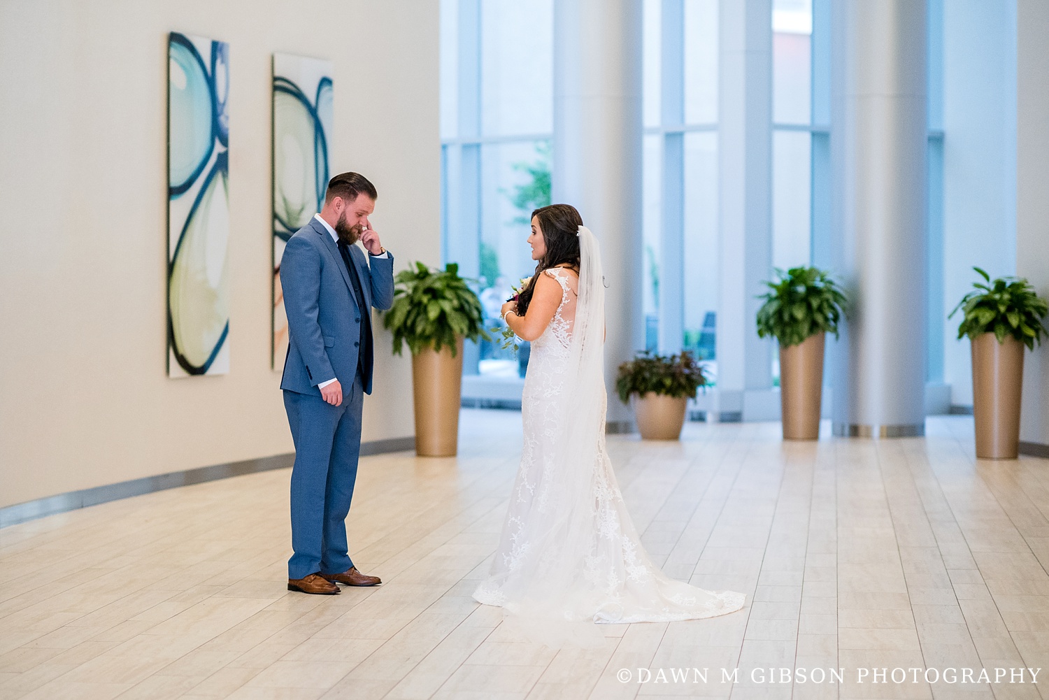 Brittany + Joel's Wedding Day | Photos by Dawn M Gibson Photography