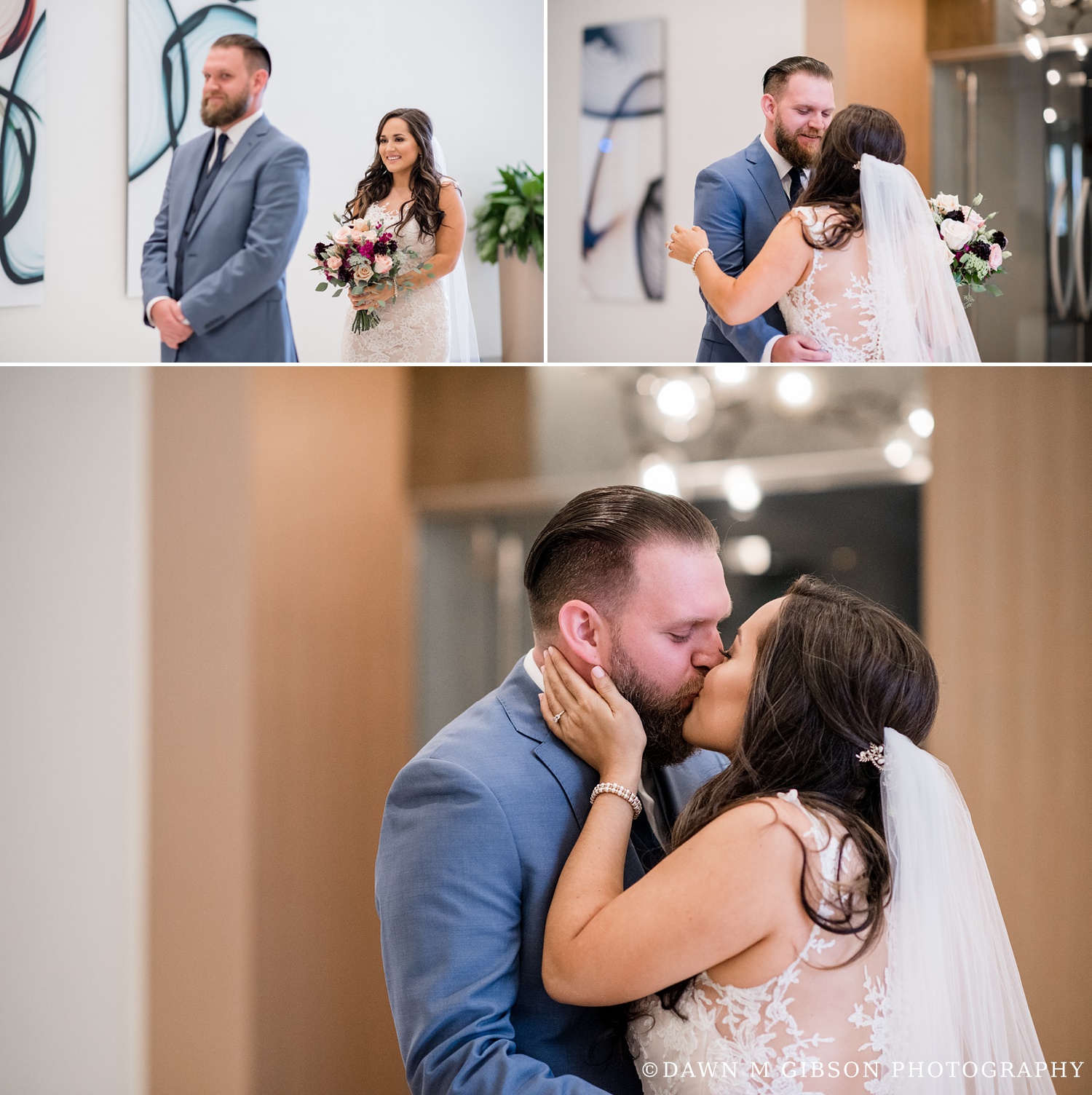 Brittany + Joel's Wedding Day | Photos by Dawn M Gibson Photography