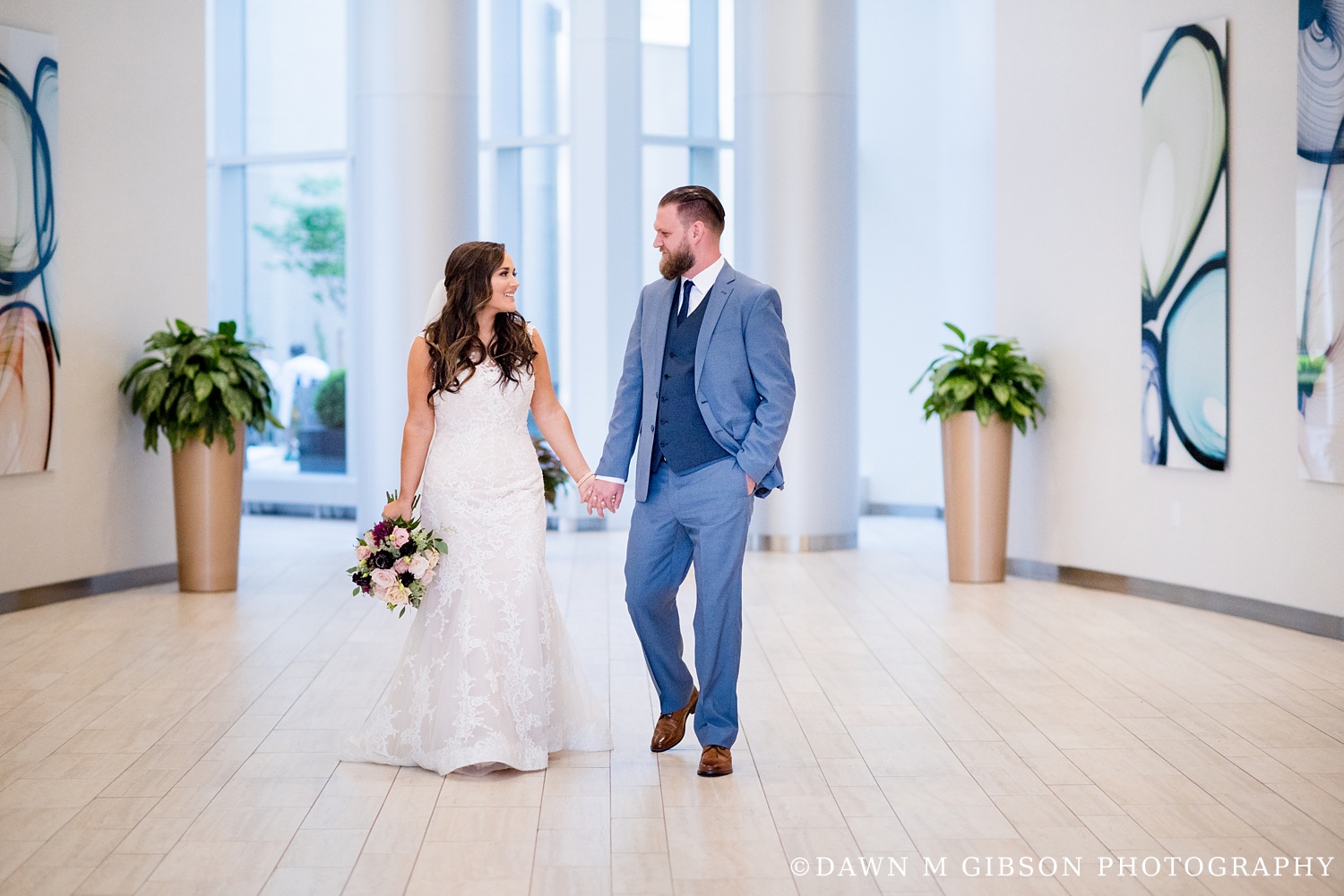 Brittany + Joel's Wedding Day | Photos by Dawn M Gibson Photography