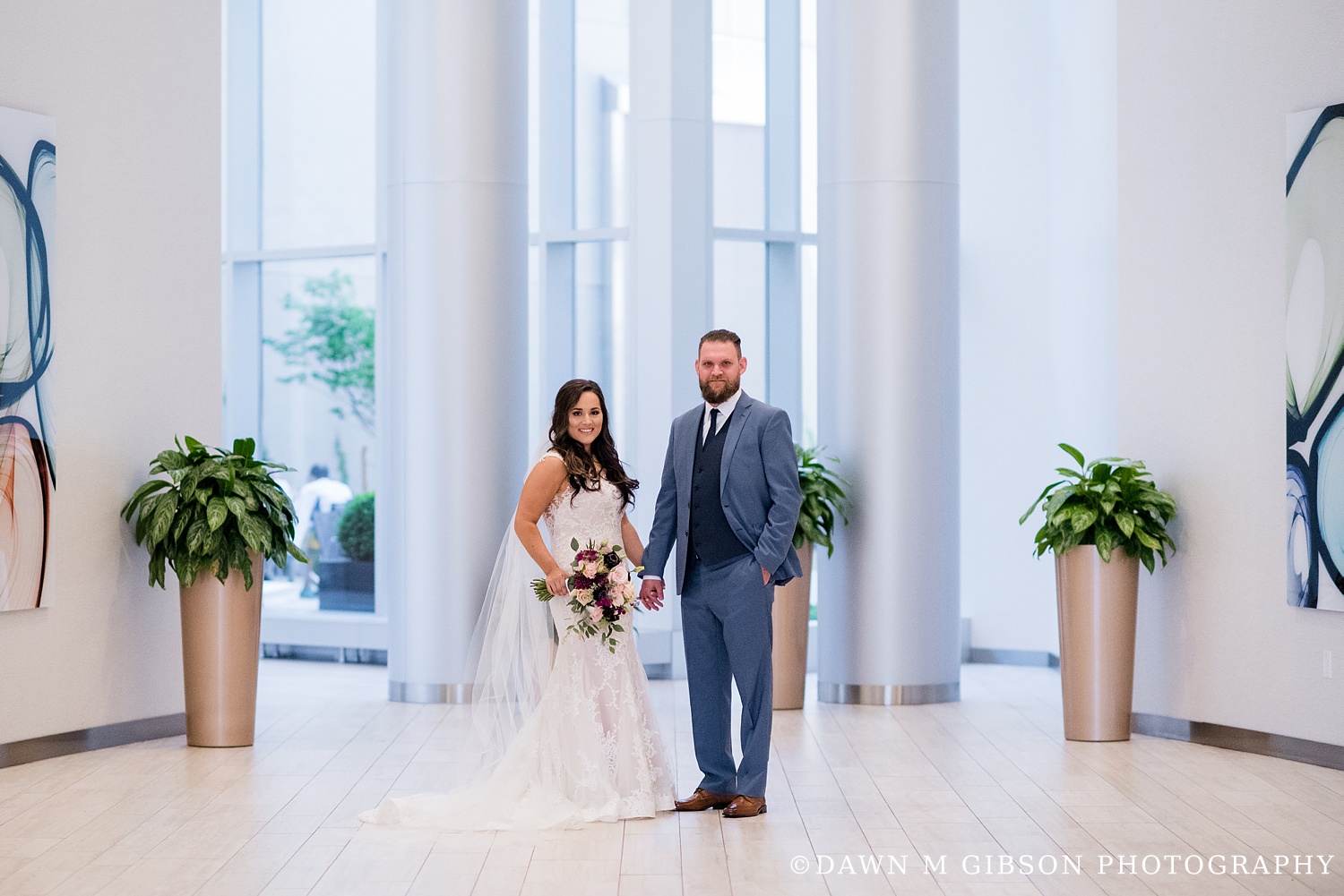 Brittany + Joel's Wedding Day | Photos by Dawn M Gibson Photography