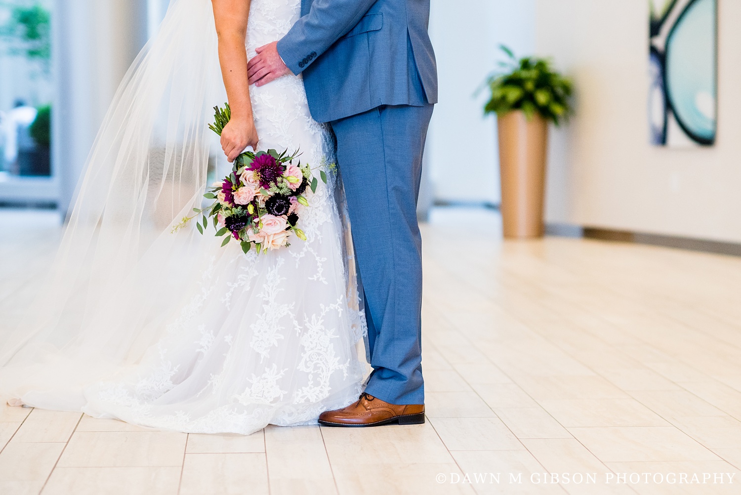 Brittany + Joel's Wedding Day | Photos by Dawn M Gibson Photography