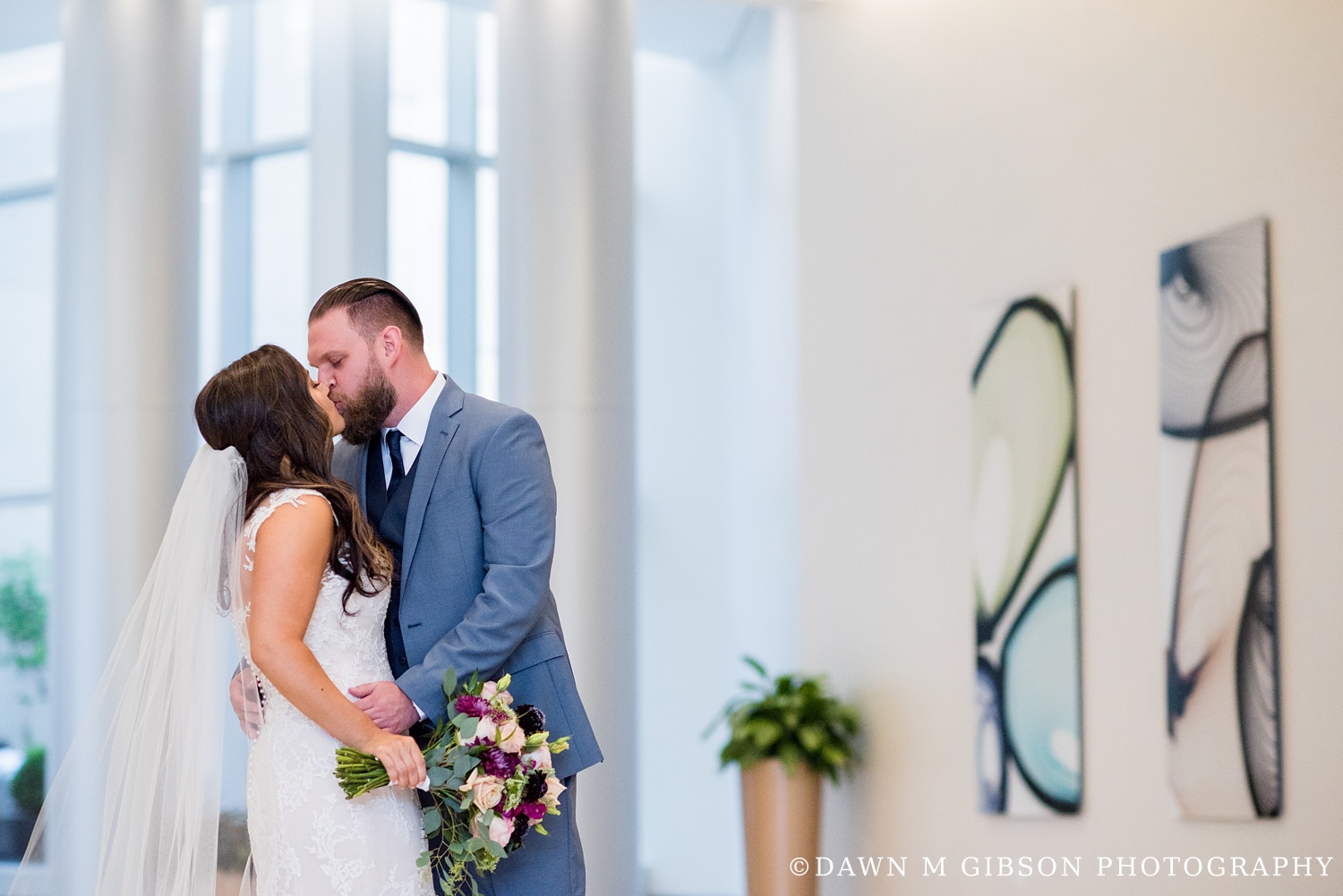 Brittany + Joel's Wedding Day | Photos by Dawn M Gibson Photography