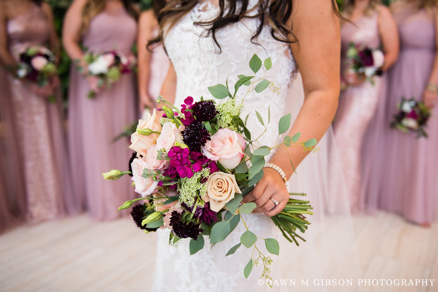 Brittany + Joel's Wedding Day | Photos by Dawn M Gibson Photography