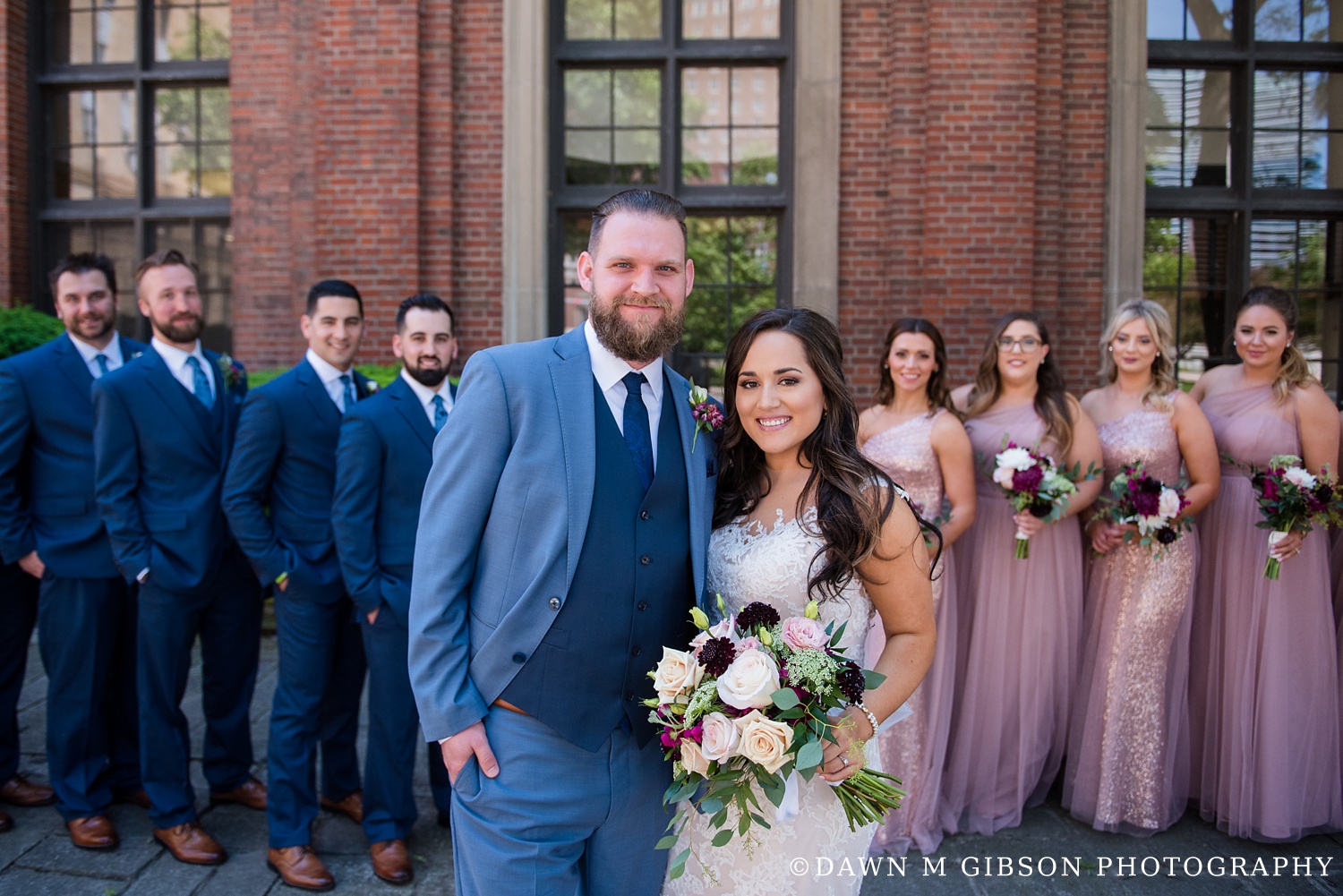 Brittany + Joel's Wedding Day | Photos by Dawn M Gibson Photography