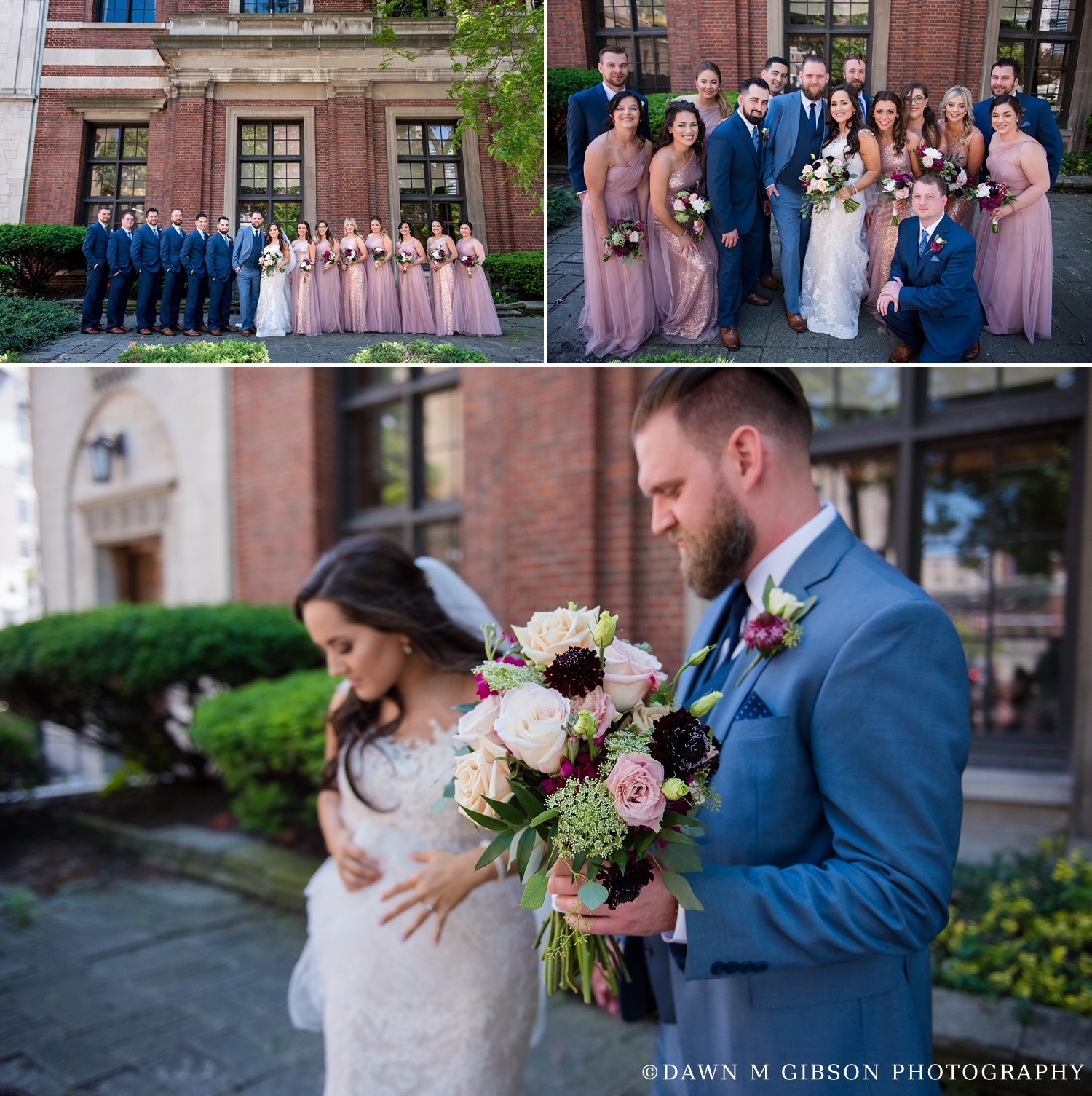 Brittany + Joel's Wedding Day | Photos by Dawn M Gibson Photography