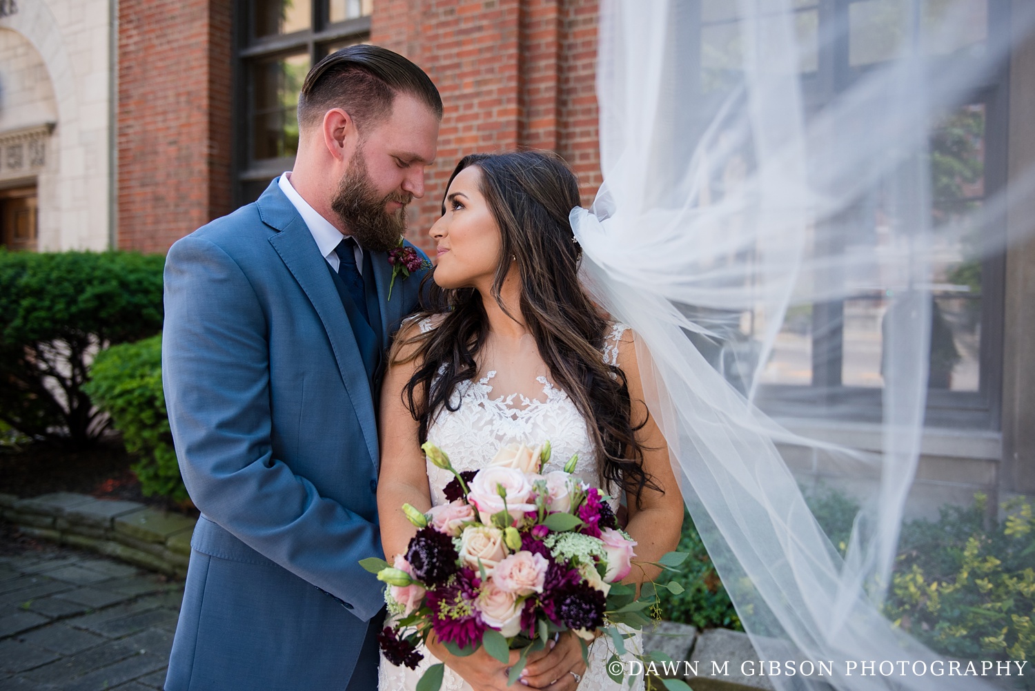 Brittany + Joel's Wedding Day | Photos by Dawn M Gibson Photography