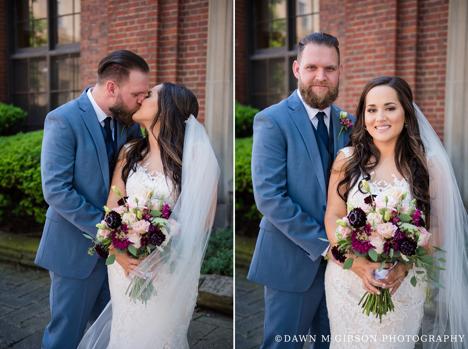 Brittany + Joel's Wedding Day | Photos by Dawn M Gibson Photography