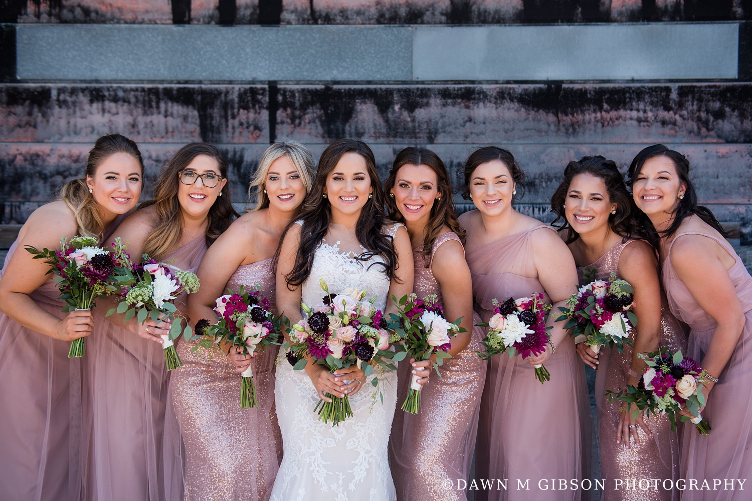 Brittany + Joel's Wedding Day | Photos by Dawn M Gibson Photography