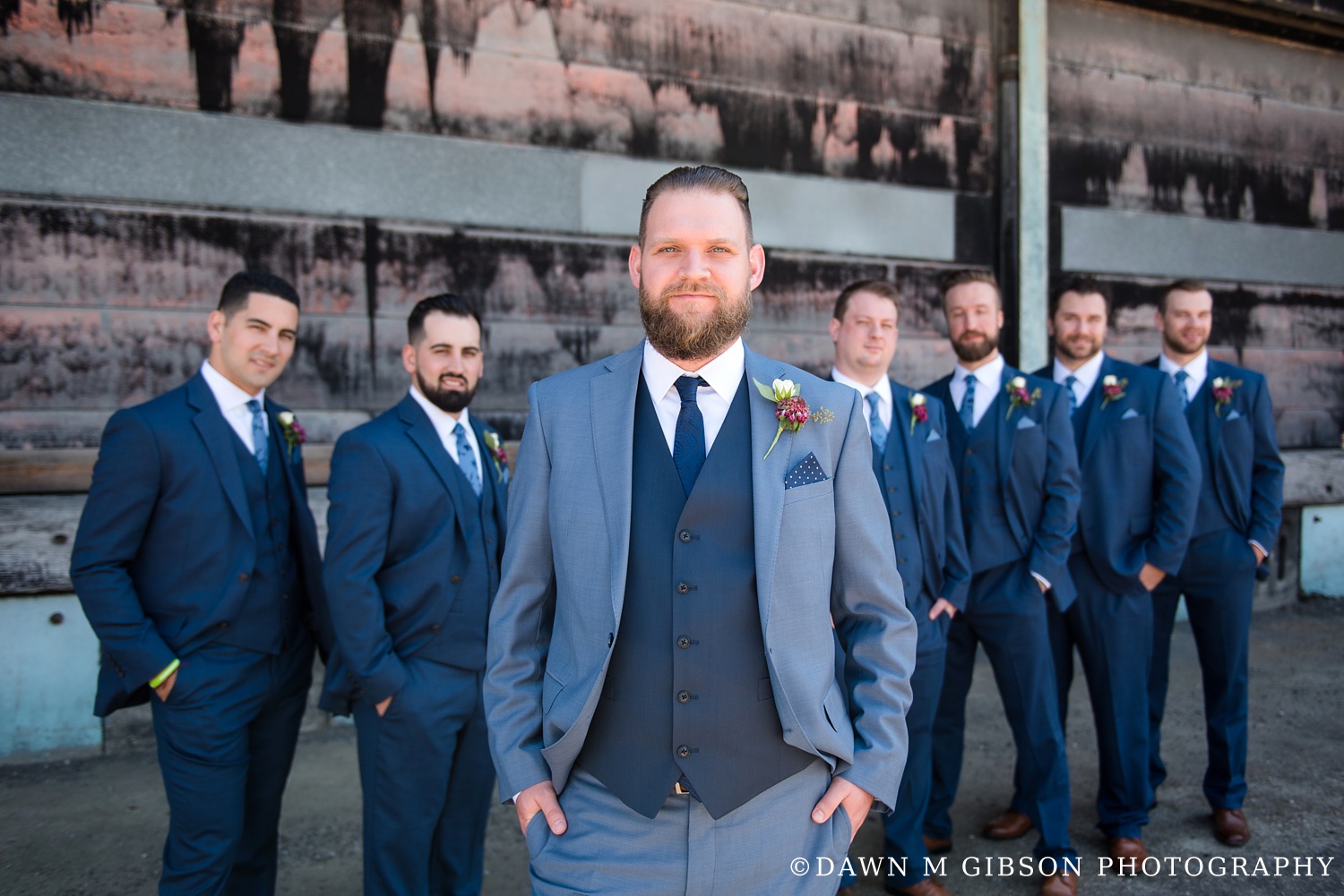 Brittany + Joel's Wedding Day | Photos by Dawn M Gibson Photography