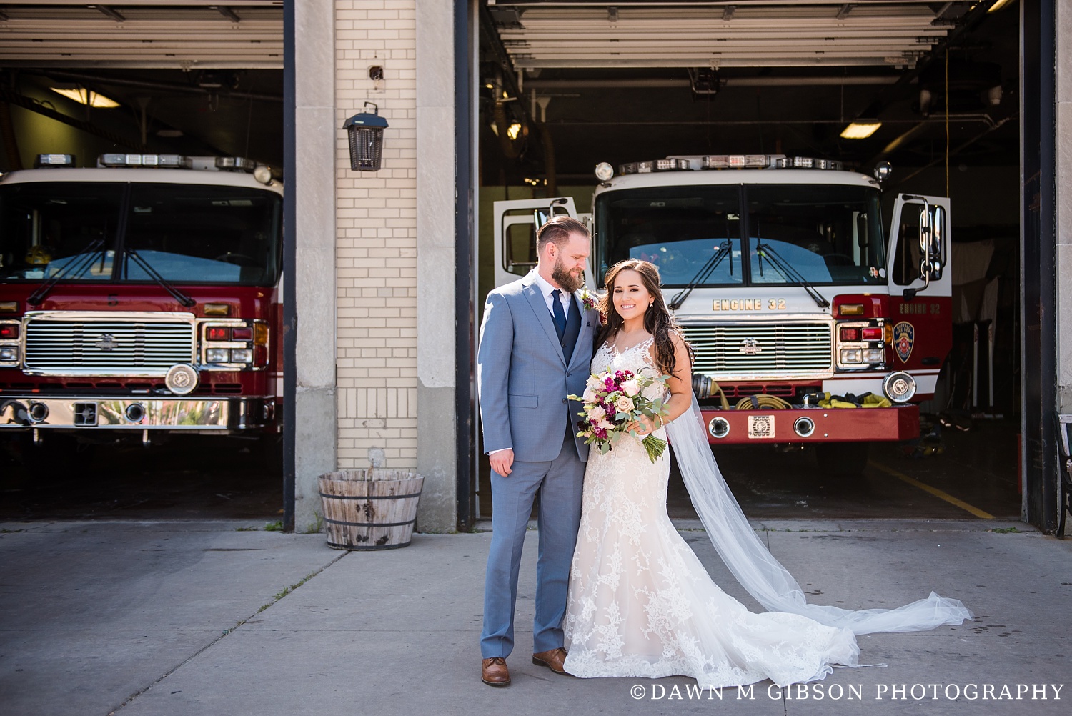 Brittany + Joel's Wedding Day | Photos by Dawn M Gibson Photography