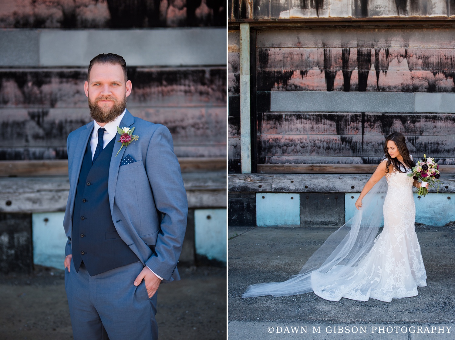 Brittany + Joel's Wedding Day | Photos by Dawn M Gibson Photography