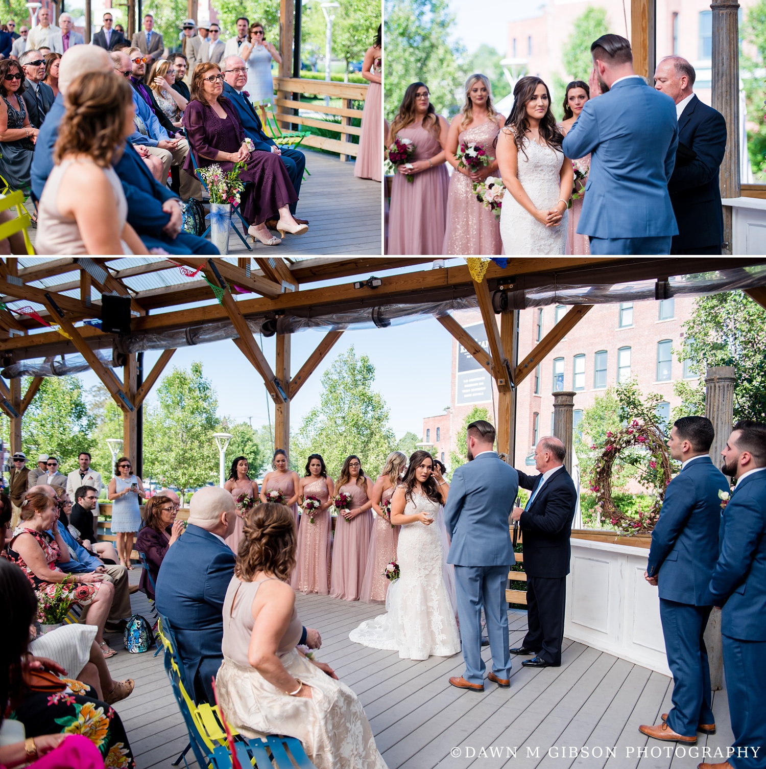 Brittany + Joel's Wedding Day | Photos by Dawn M Gibson Photography