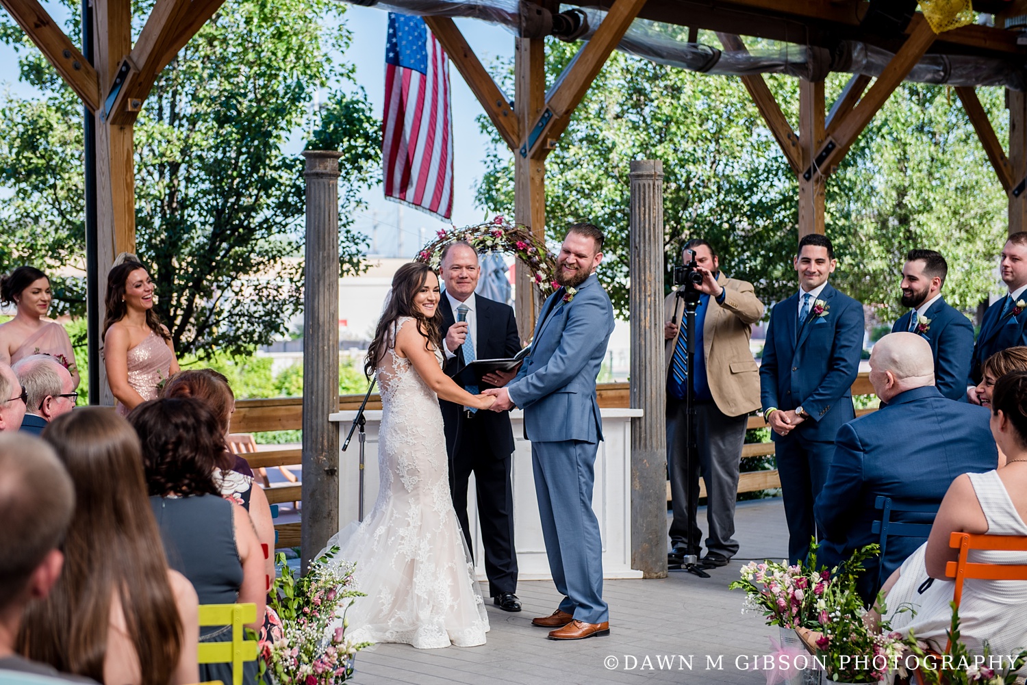 Brittany + Joel's Wedding Day | Photos by Dawn M Gibson Photography