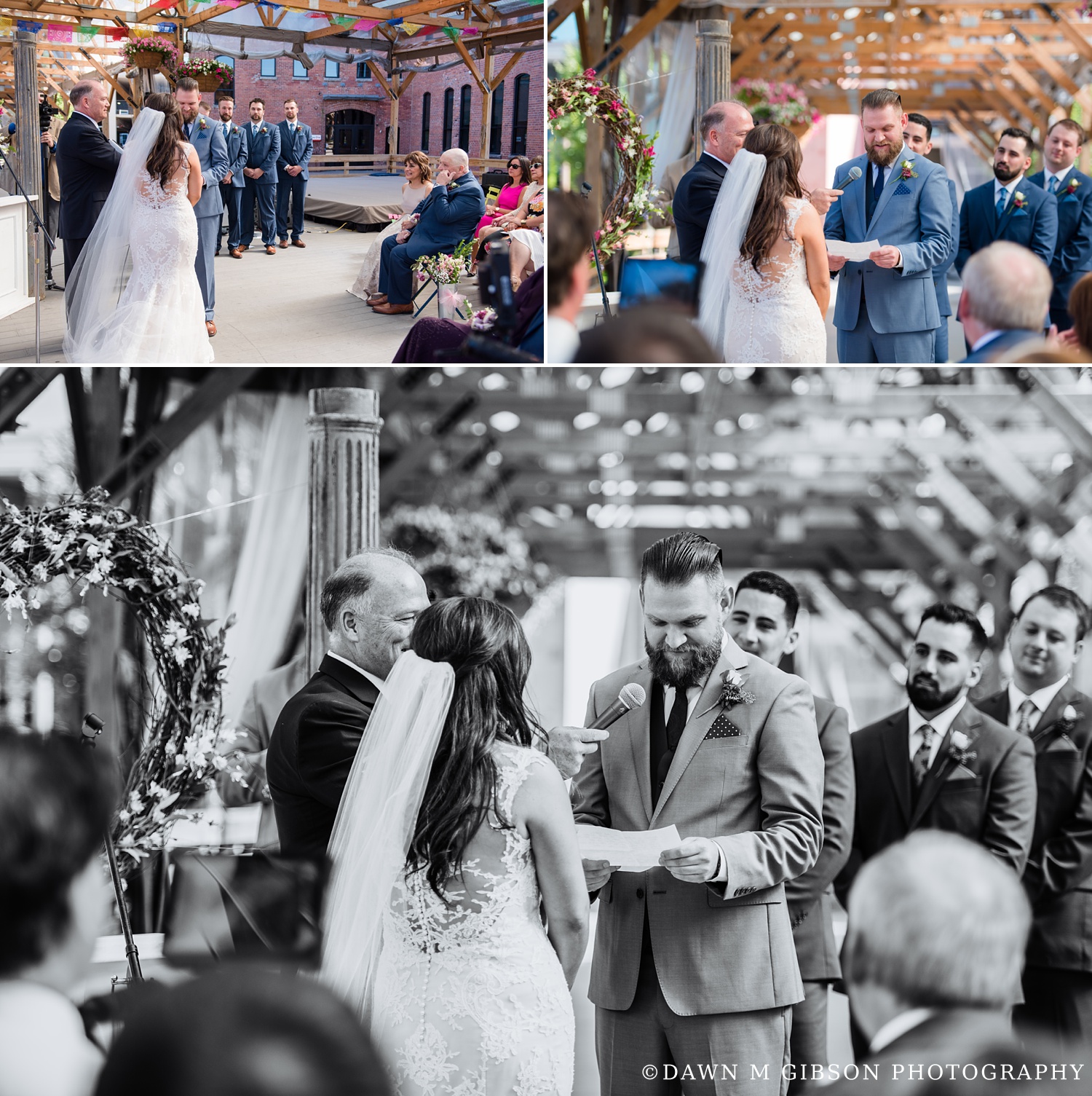 Brittany + Joel's Wedding Day | Photos by Dawn M Gibson Photography