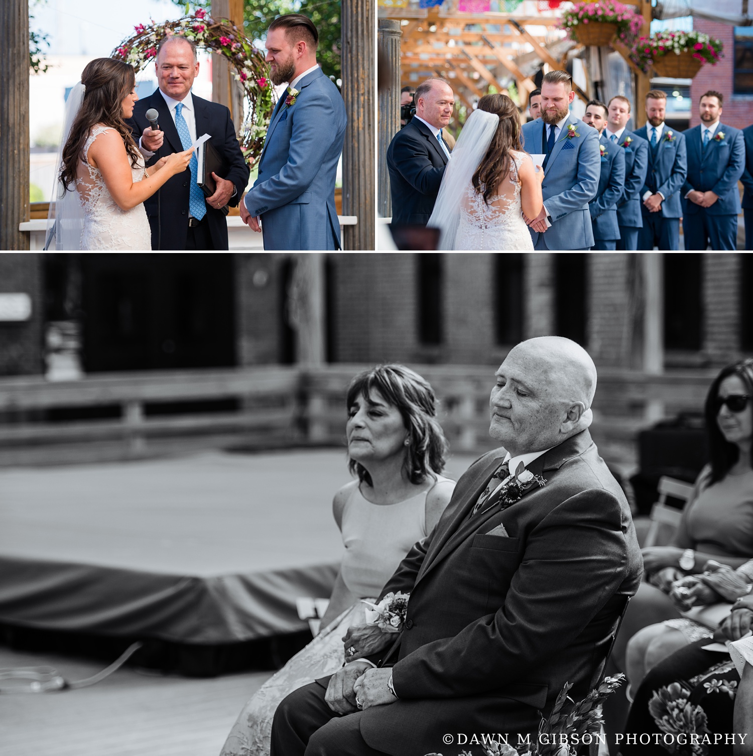 Brittany + Joel's Wedding Day | Photos by Dawn M Gibson Photography