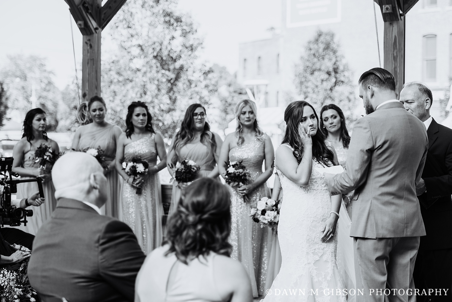 Brittany + Joel's Wedding Day | Photos by Dawn M Gibson Photography