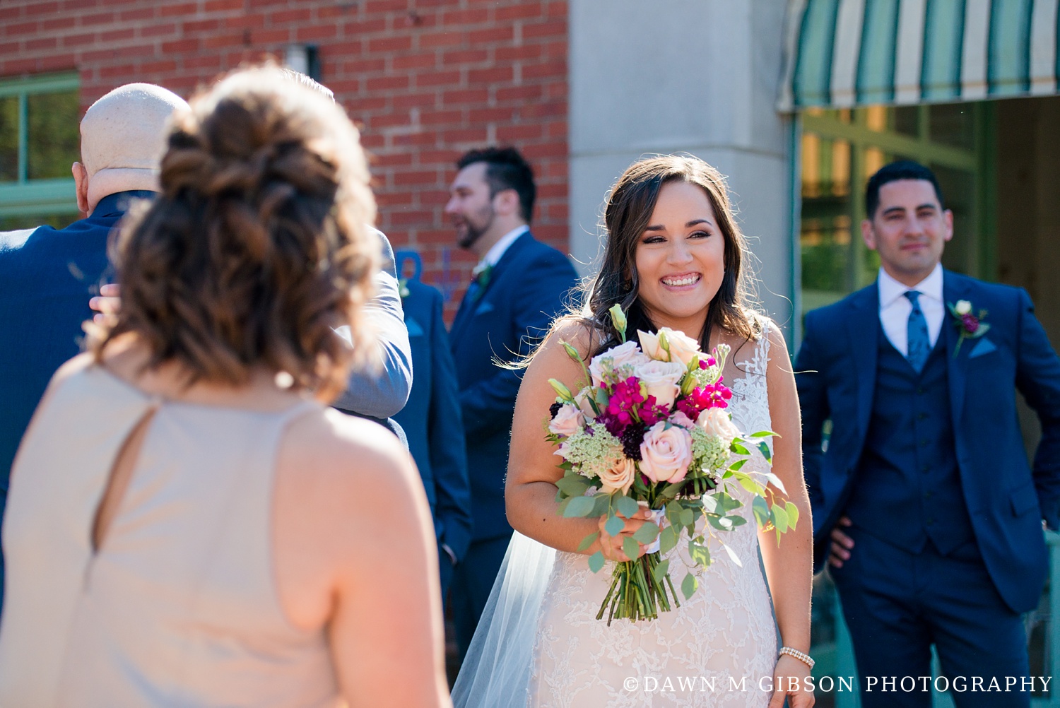 Brittany + Joel's Wedding Day | Photos by Dawn M Gibson Photography