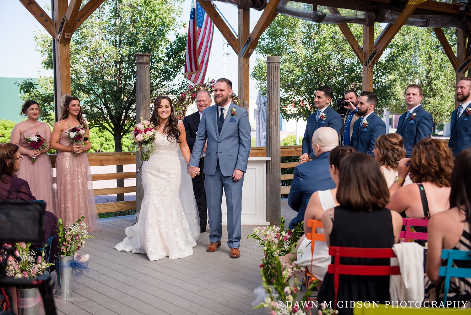 Brittany + Joel's Wedding Day | Photos by Dawn M Gibson Photography