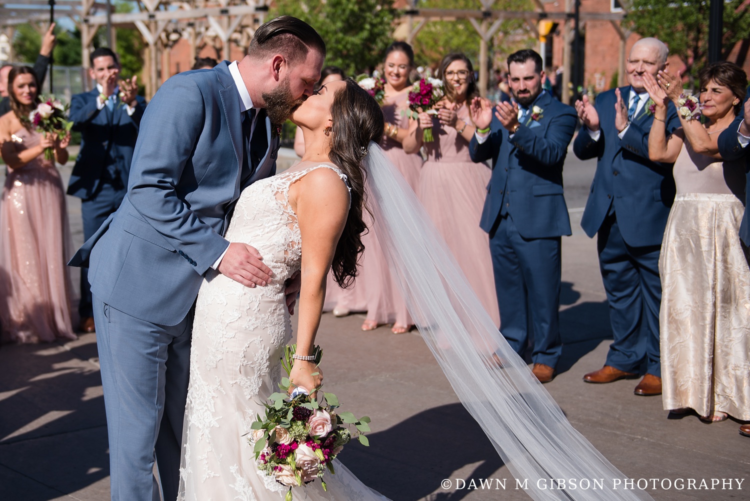 Brittany + Joel's Wedding Day | Photos by Dawn M Gibson Photography