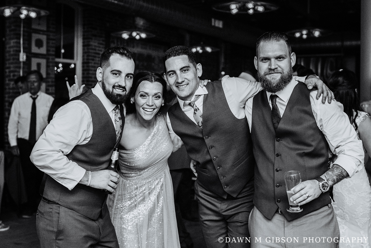 Brittany + Joel's Wedding Day | Photos by Dawn M Gibson Photography