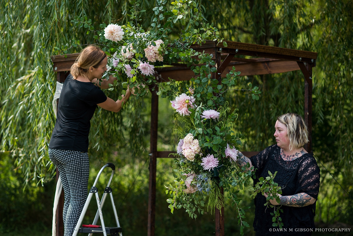 William's Florist Behind-The-Scenes with Dawn M Gibson Photography