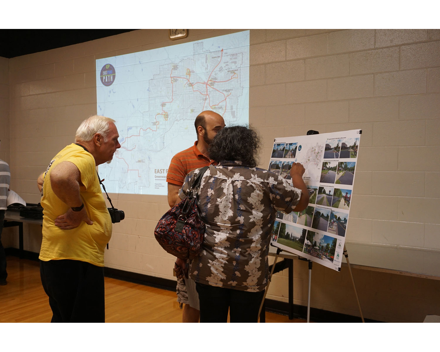  Attendees at Jefferson Recreation Center for  East Point PATH  public meeting 