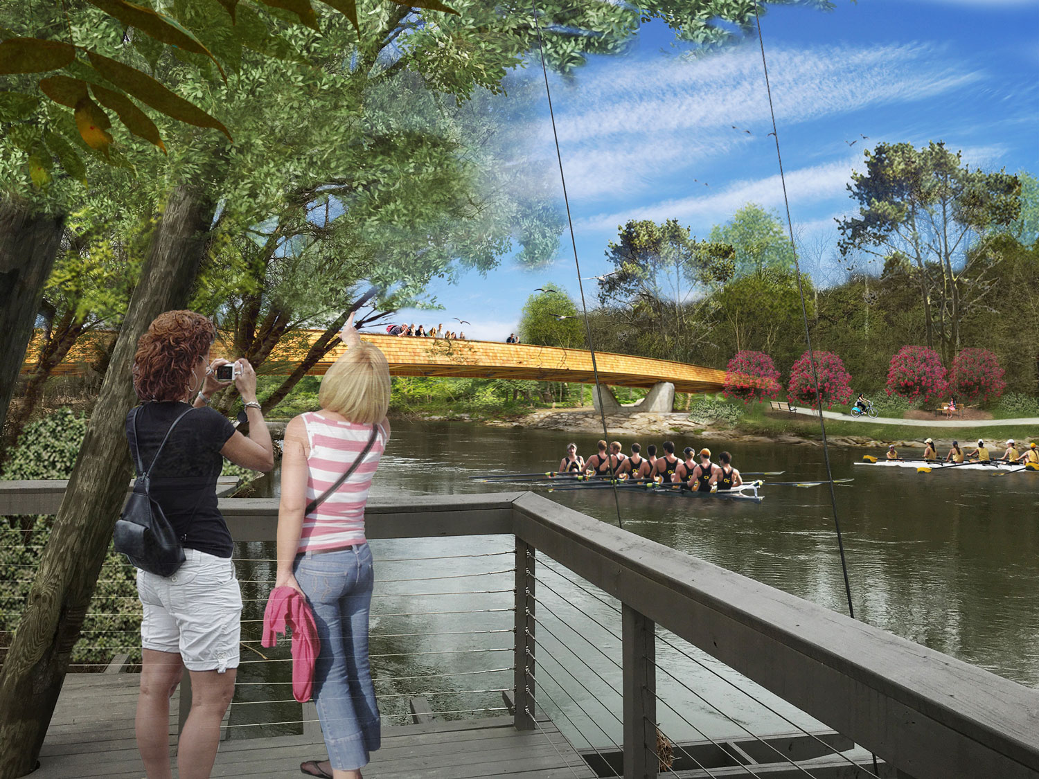  Proposed pedestrian bridge over Chattahoochee River, connecting to the Sliver Comet Trail 