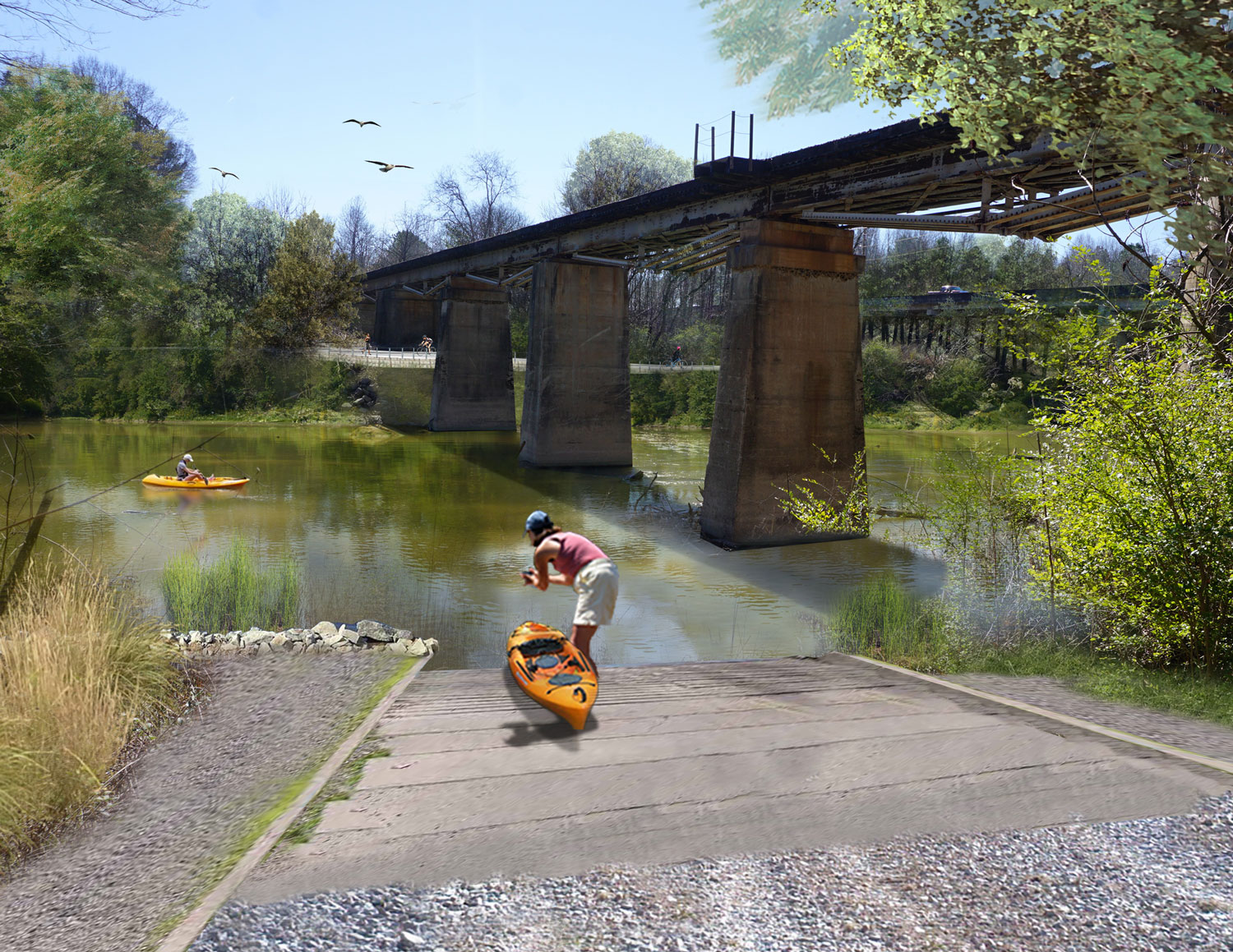 Proposed plan for the Fort Wayne Boat Launch