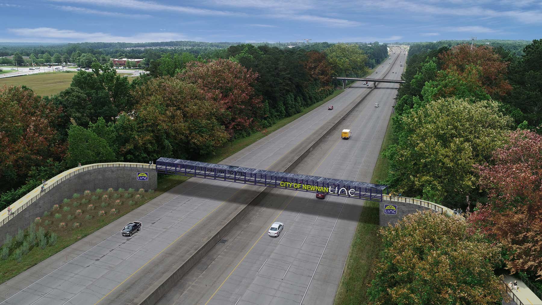  LINC Bridge over I-85 