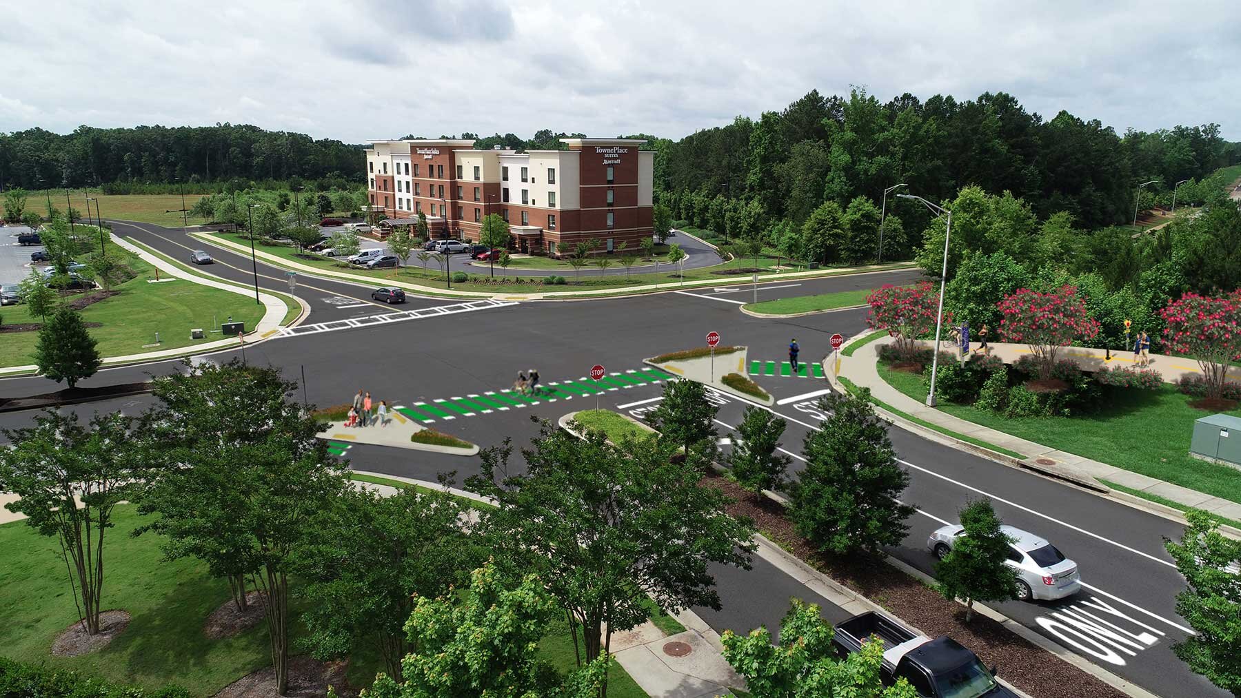  Crosswalk on Mcintosh Pkwy.  