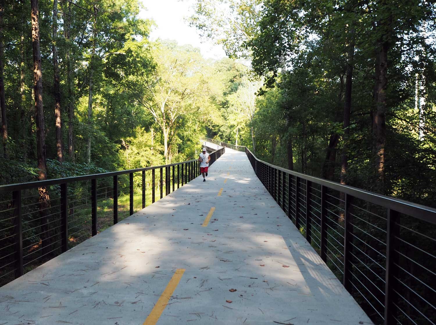  Elevated trail over floodplain 