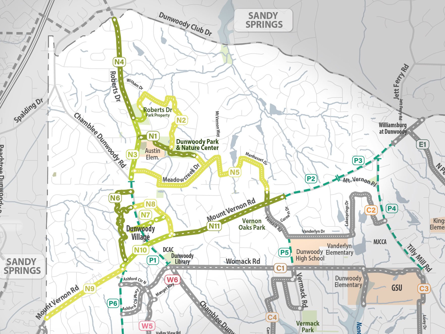 North Zone Map