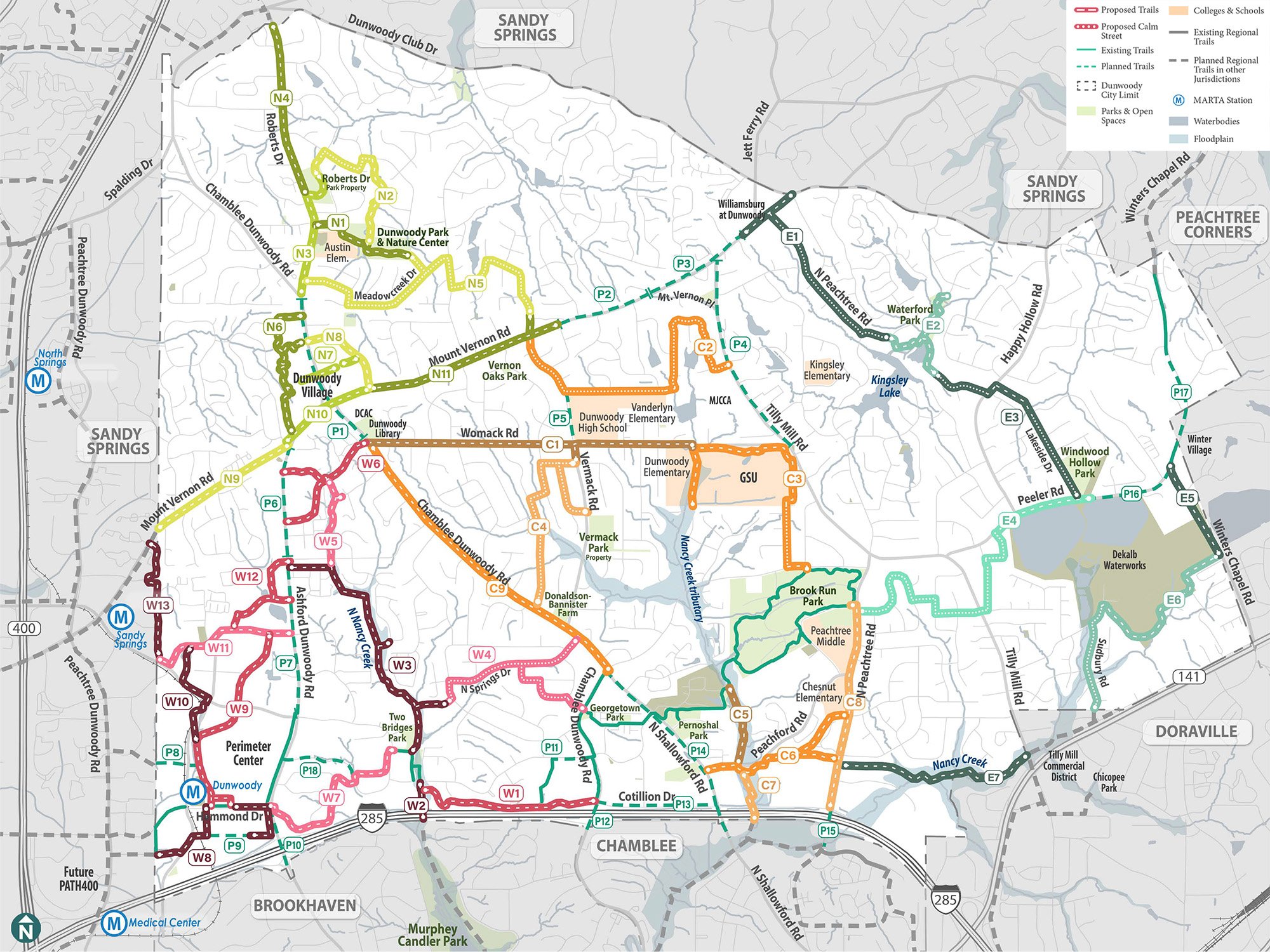 Overall Trail Network
