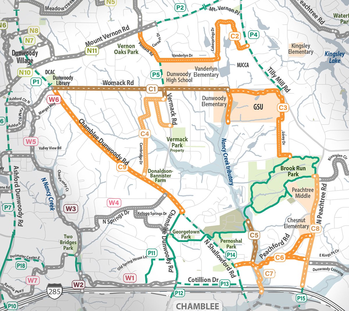 Central Zone Map
