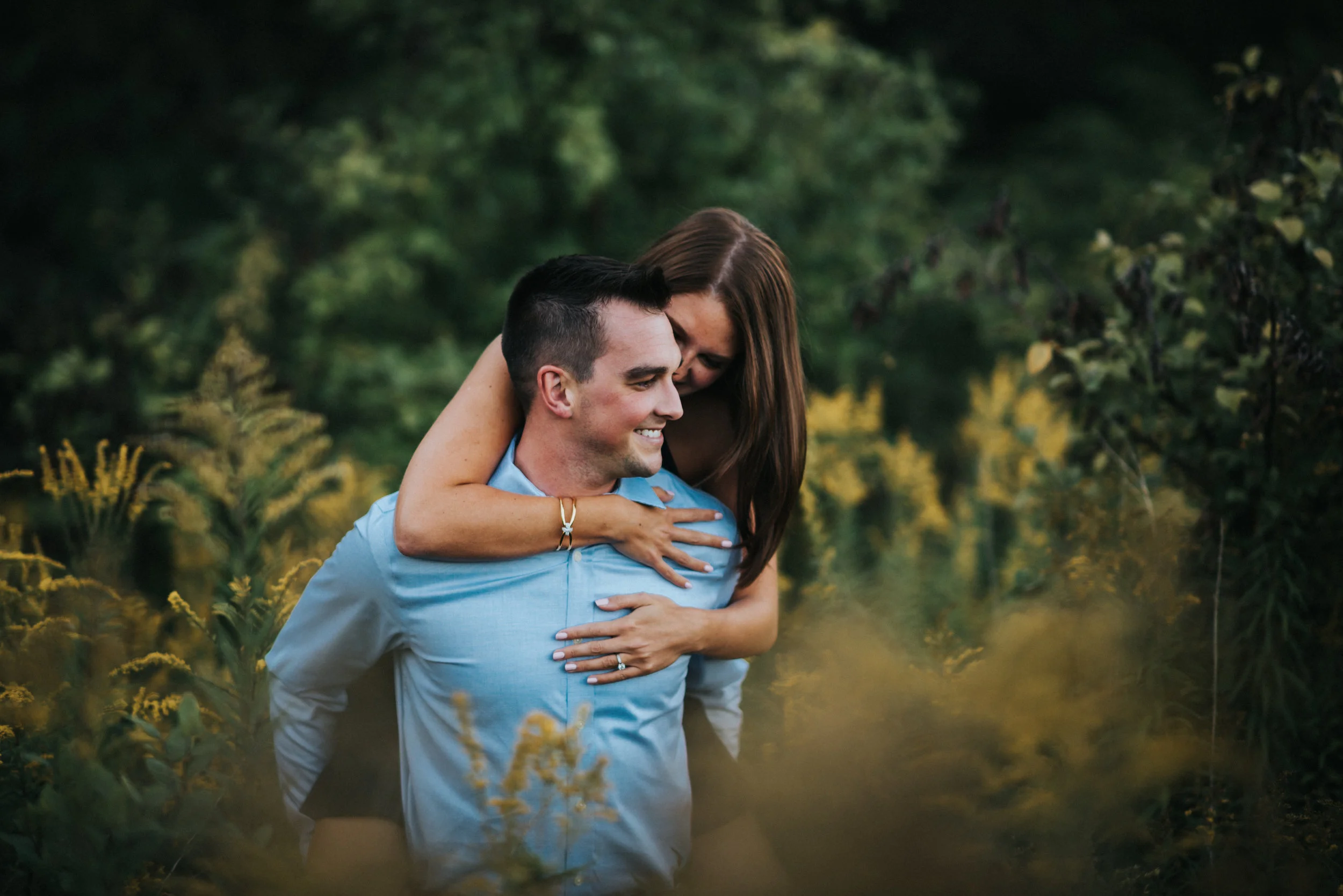 Engagement at Sarah's Vineyard in Cuyahoga Falls Ohio | Emily + Ethan