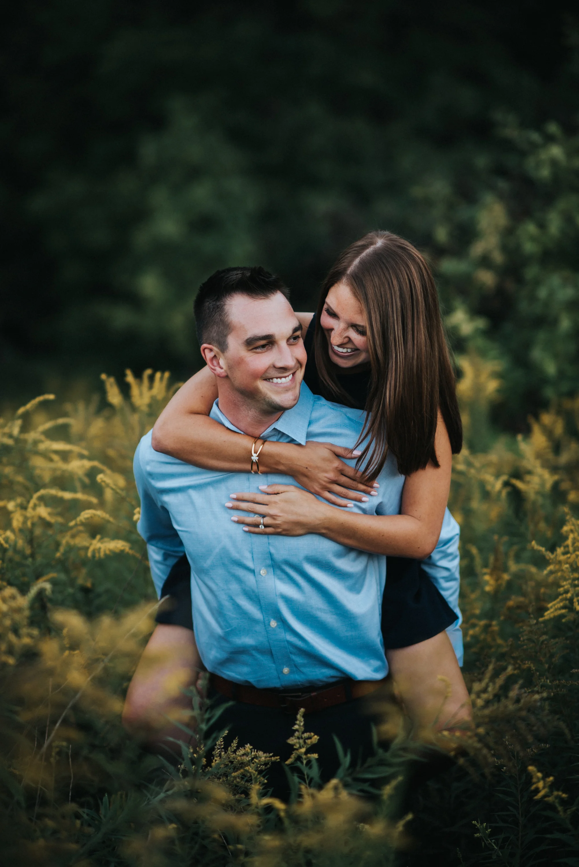 Engagement at Sarah's Vineyard in Cuyahoga Falls Ohio | Emily + Ethan