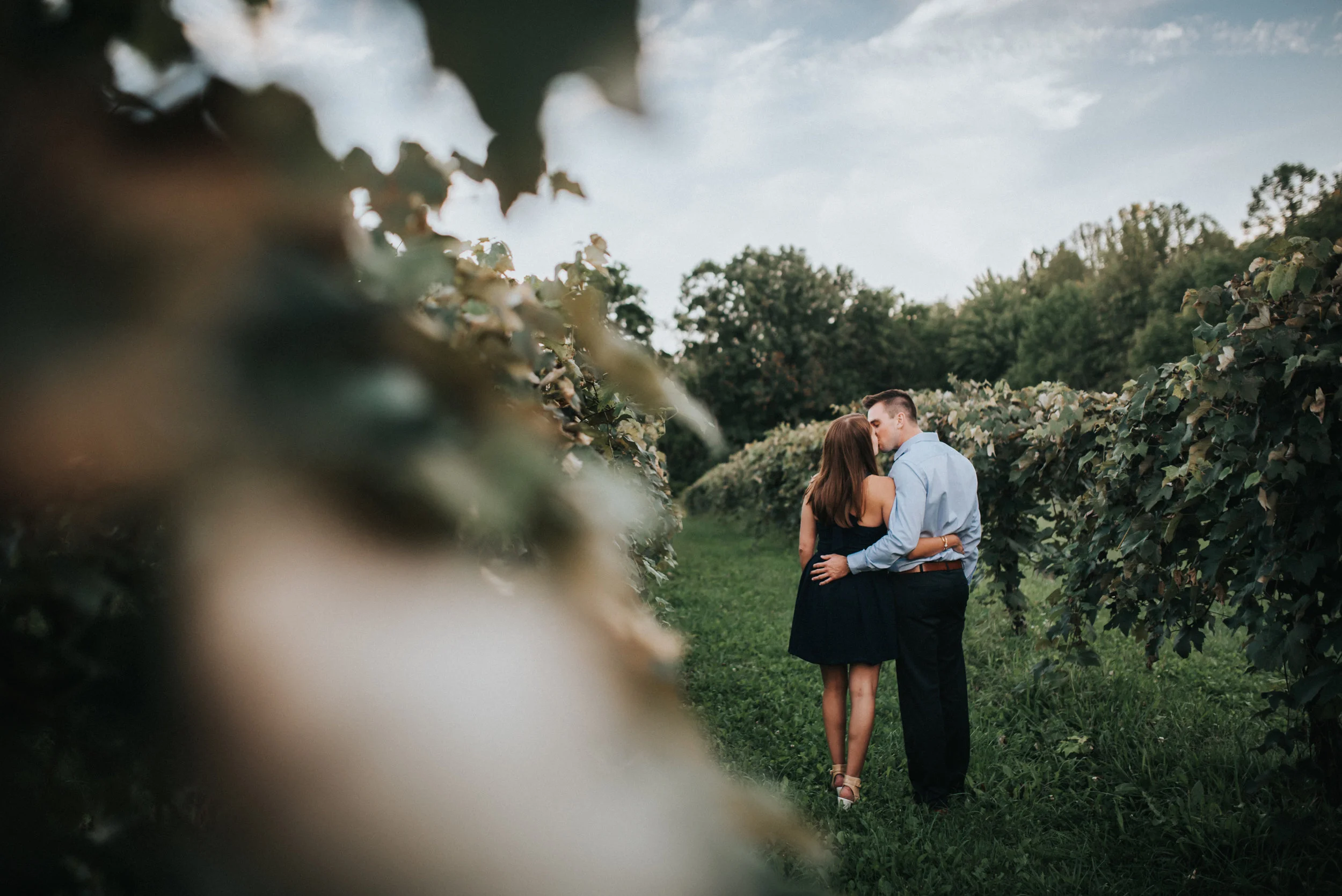 Engagement at Sarah's Vineyard in Cuyahoga Falls Ohio | Emily + Ethan