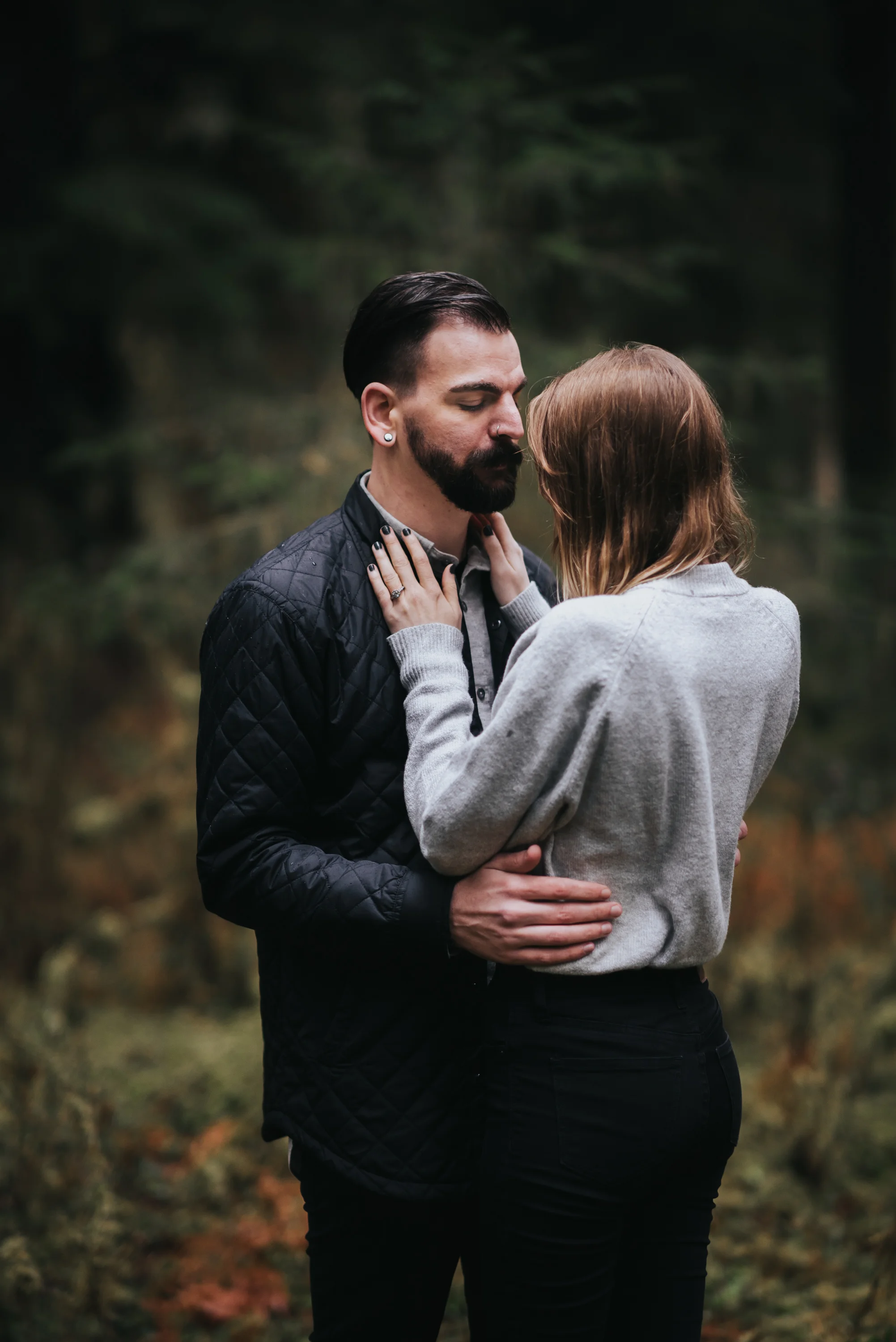 Engagement Session at the Hoh Rainforest in Washington | Katie + Matt