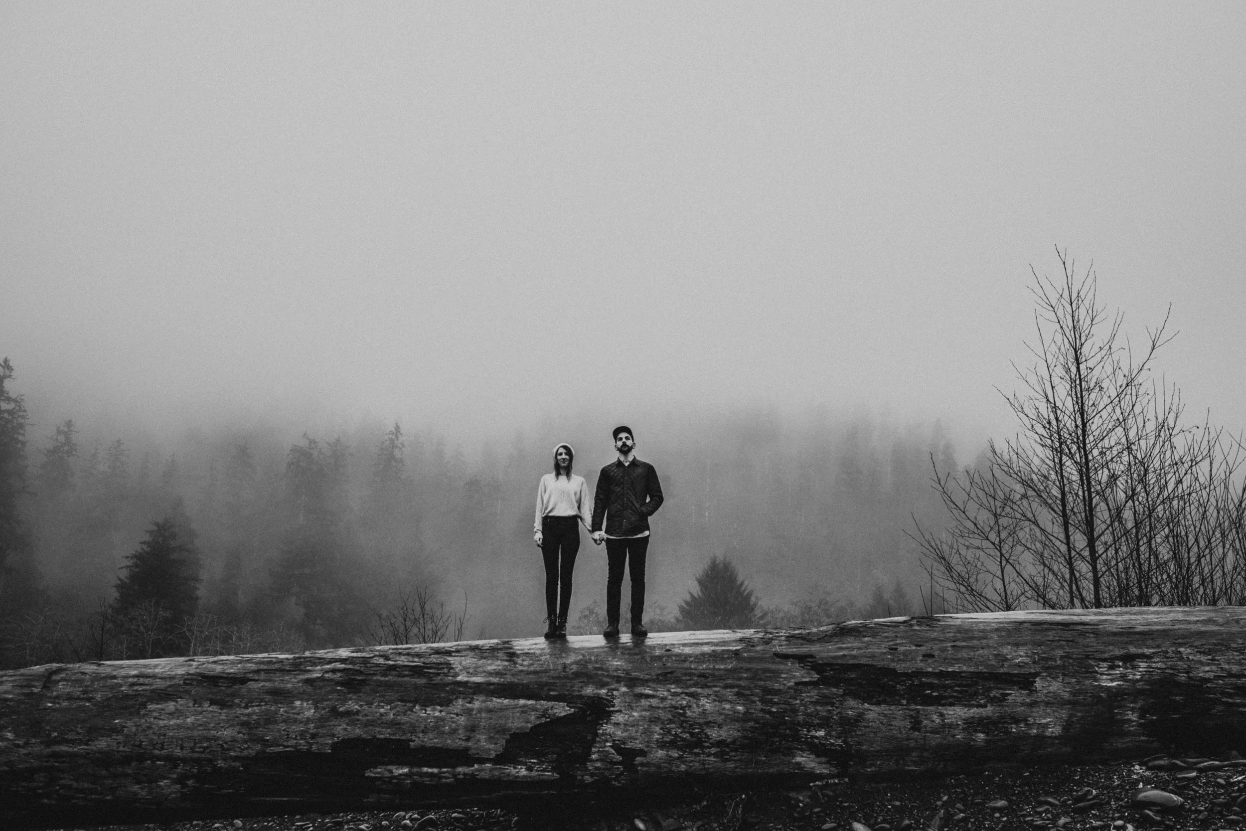Engagement Session at the Hoh Rainforest in Washington | Katie + Matt
