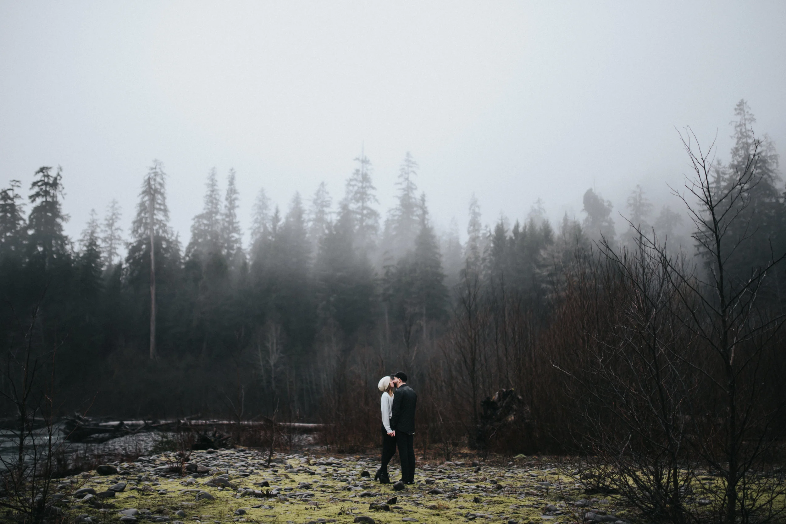 Engagement Session at the Hoh Rainforest in Washington | Katie + Matt