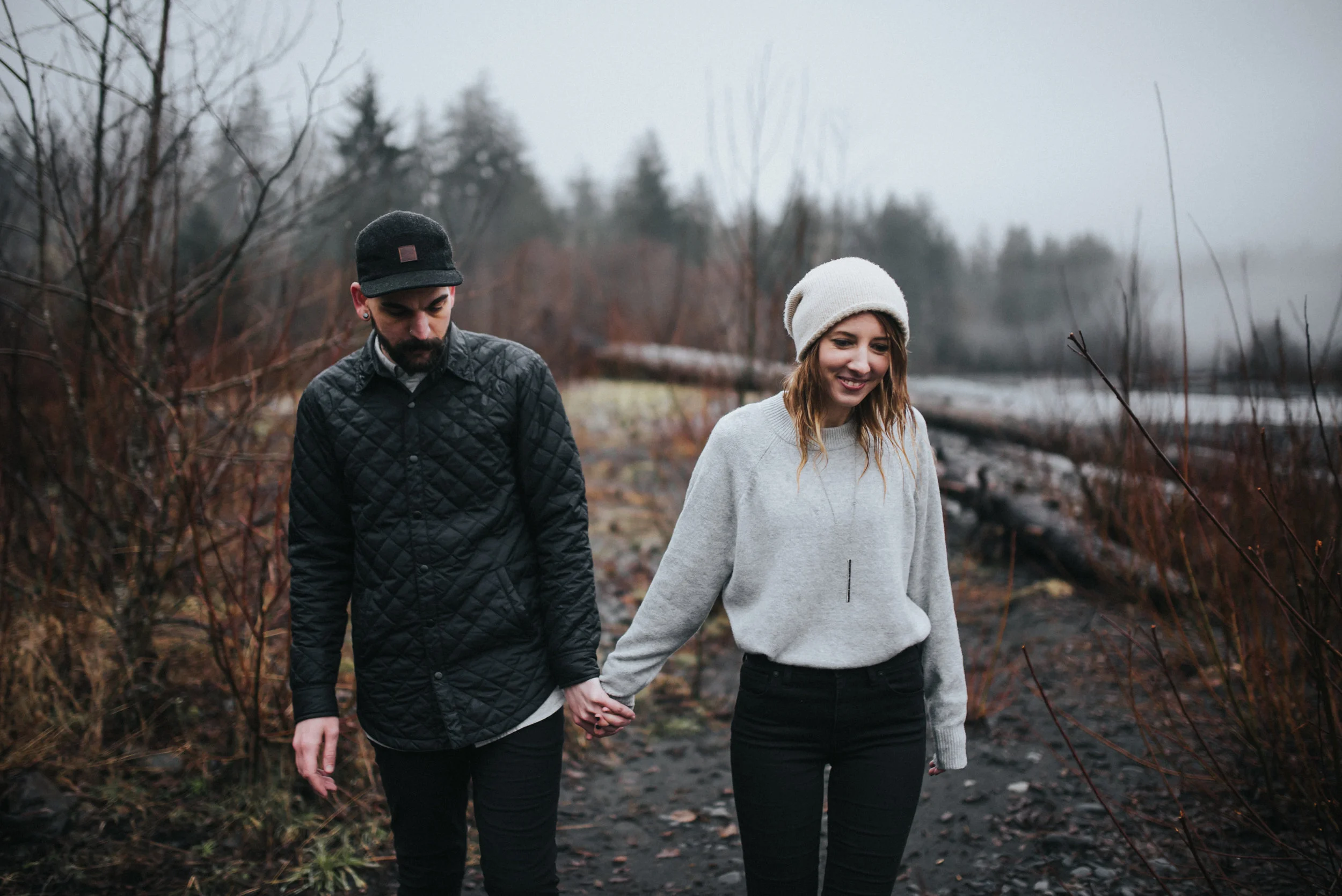 Engagement Session at the Hoh Rainforest in Washington | Katie + Matt