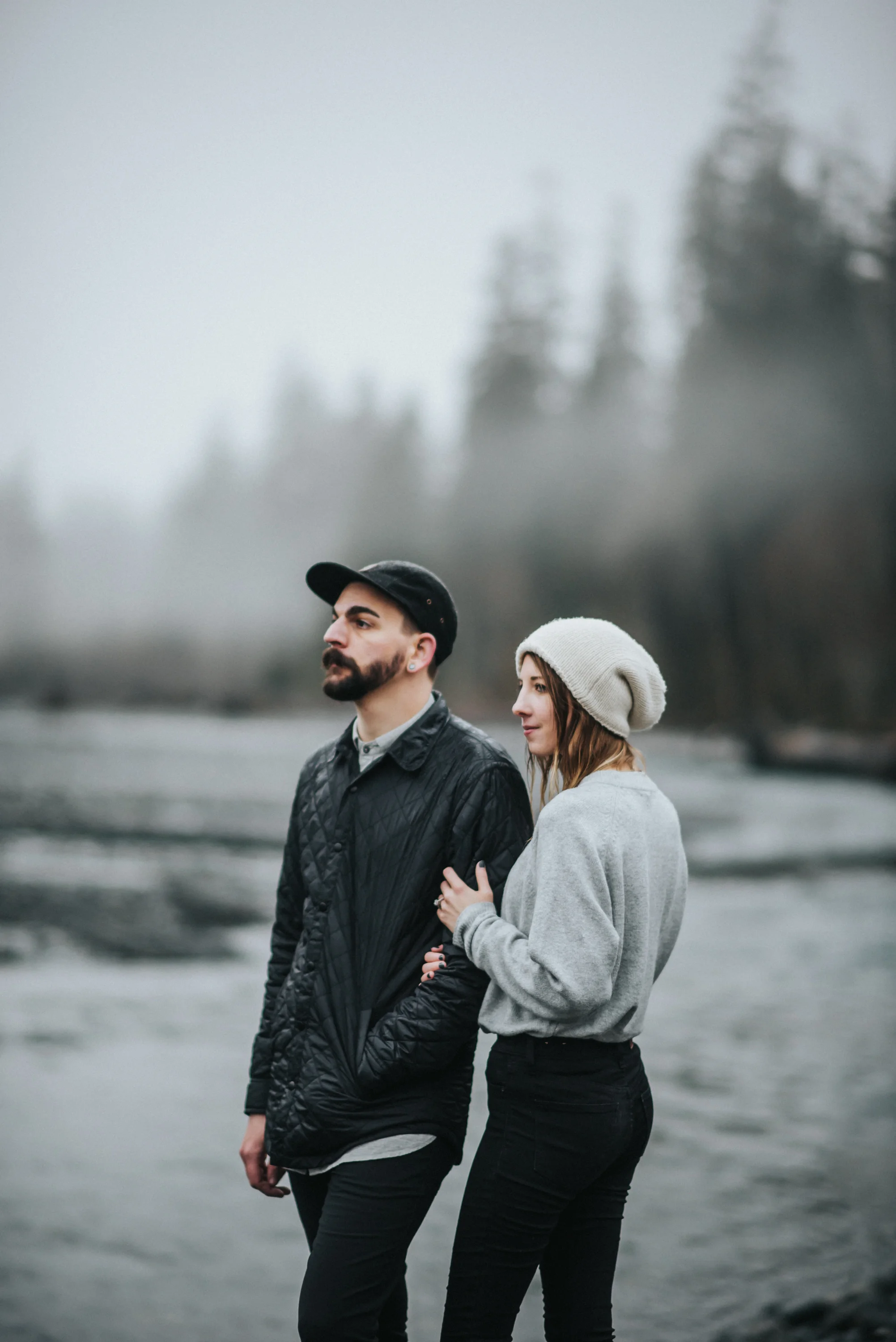 Engagement Session at the Hoh Rainforest in Washington | Katie + Matt