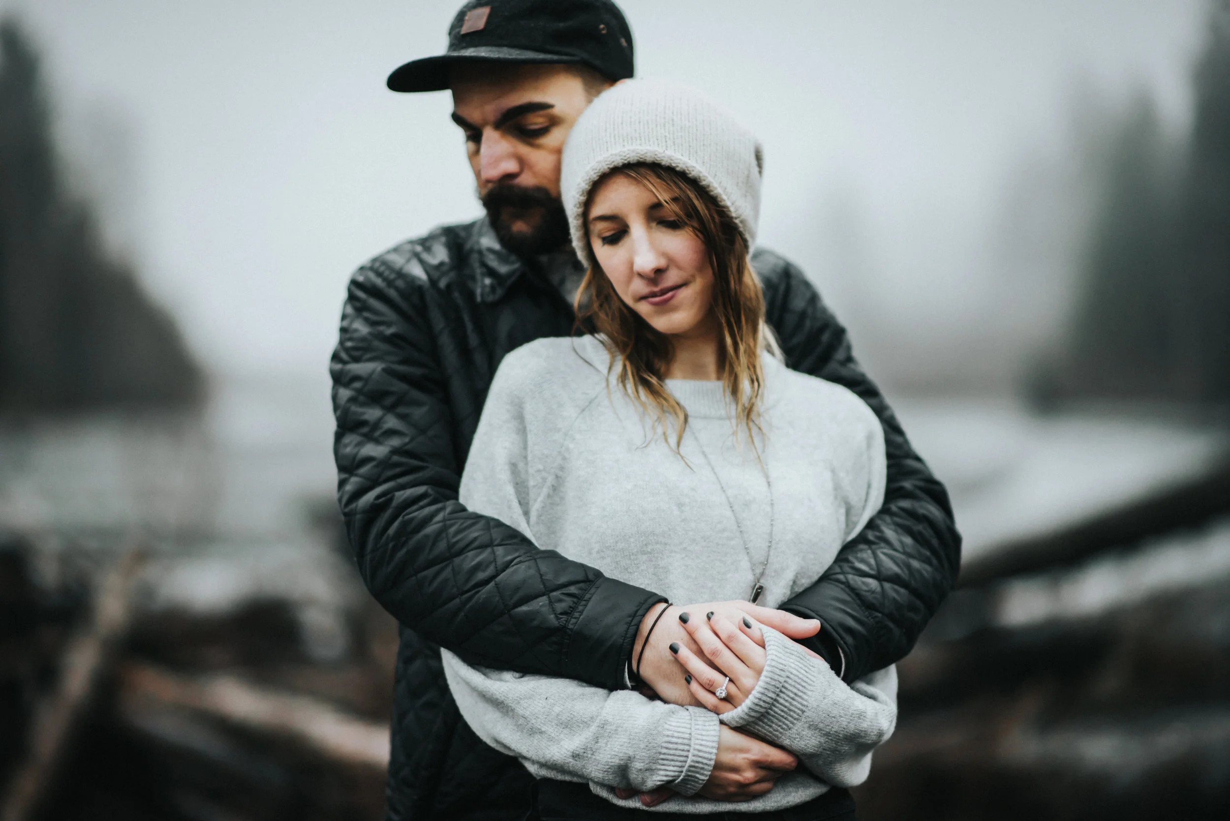 Engagement Session at the Hoh Rainforest in Washington | Katie + Matt