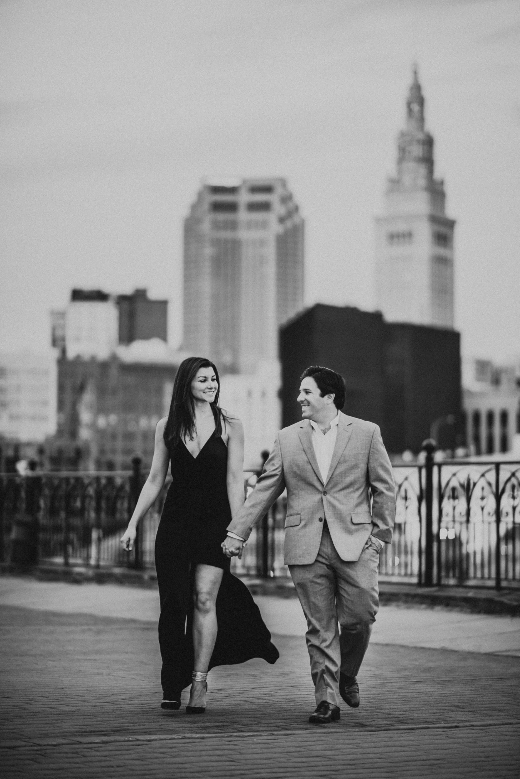 Engagement Session in Downtown Cleveland | Lauren + Nick