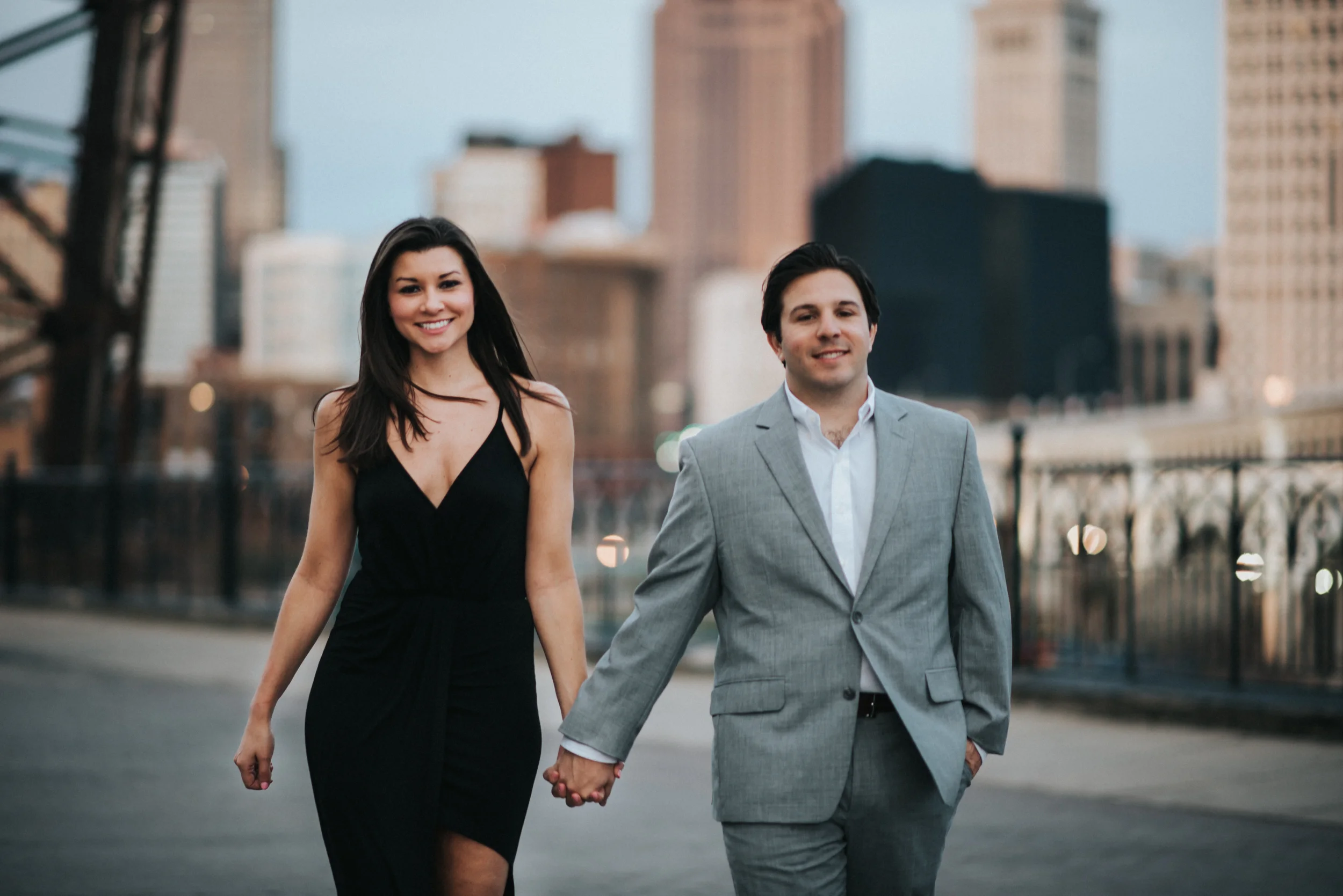 Engagement Session in Downtown Cleveland | Lauren + Nick