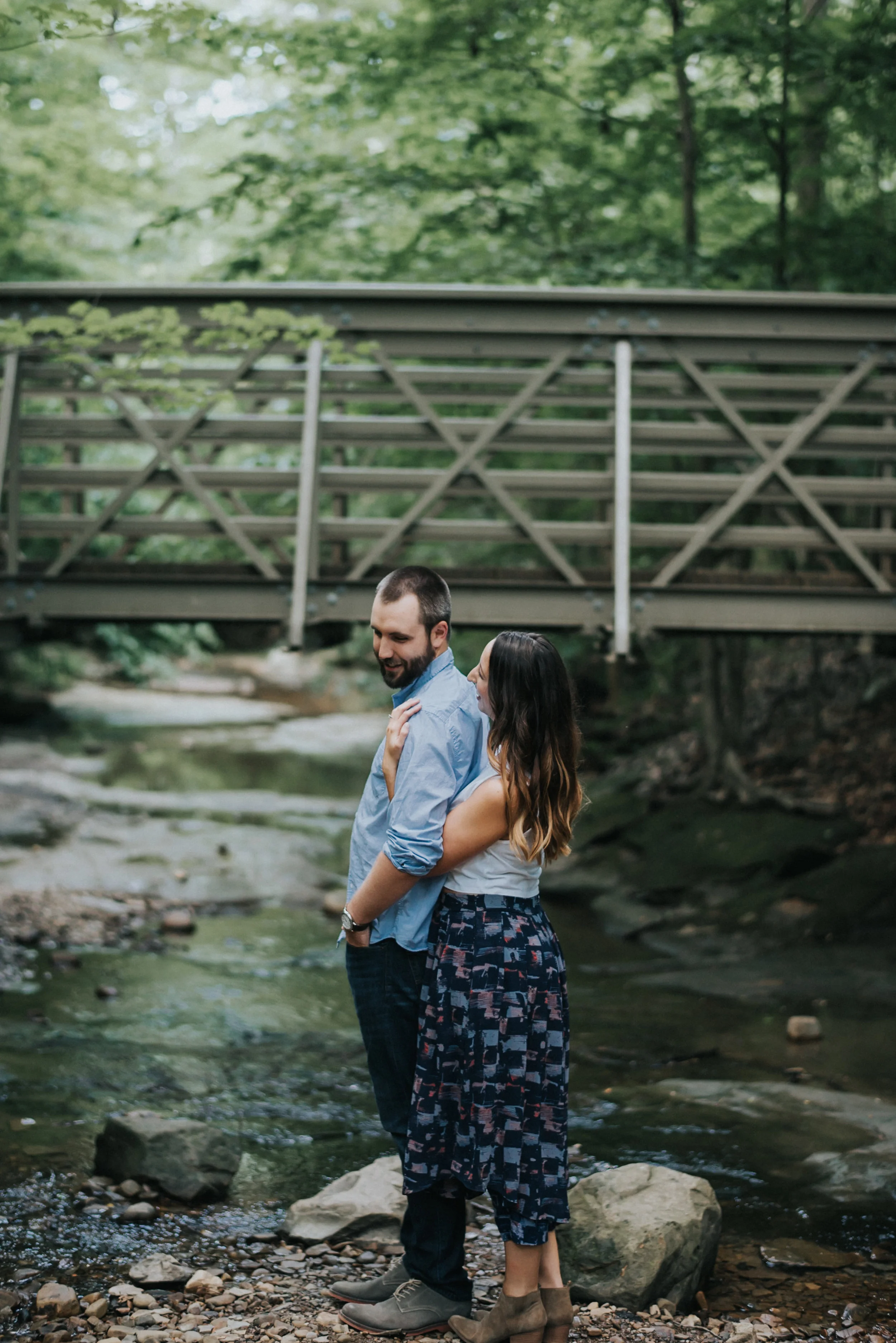 Blue Hen Falls Engagement photos | Laura and Ryan
